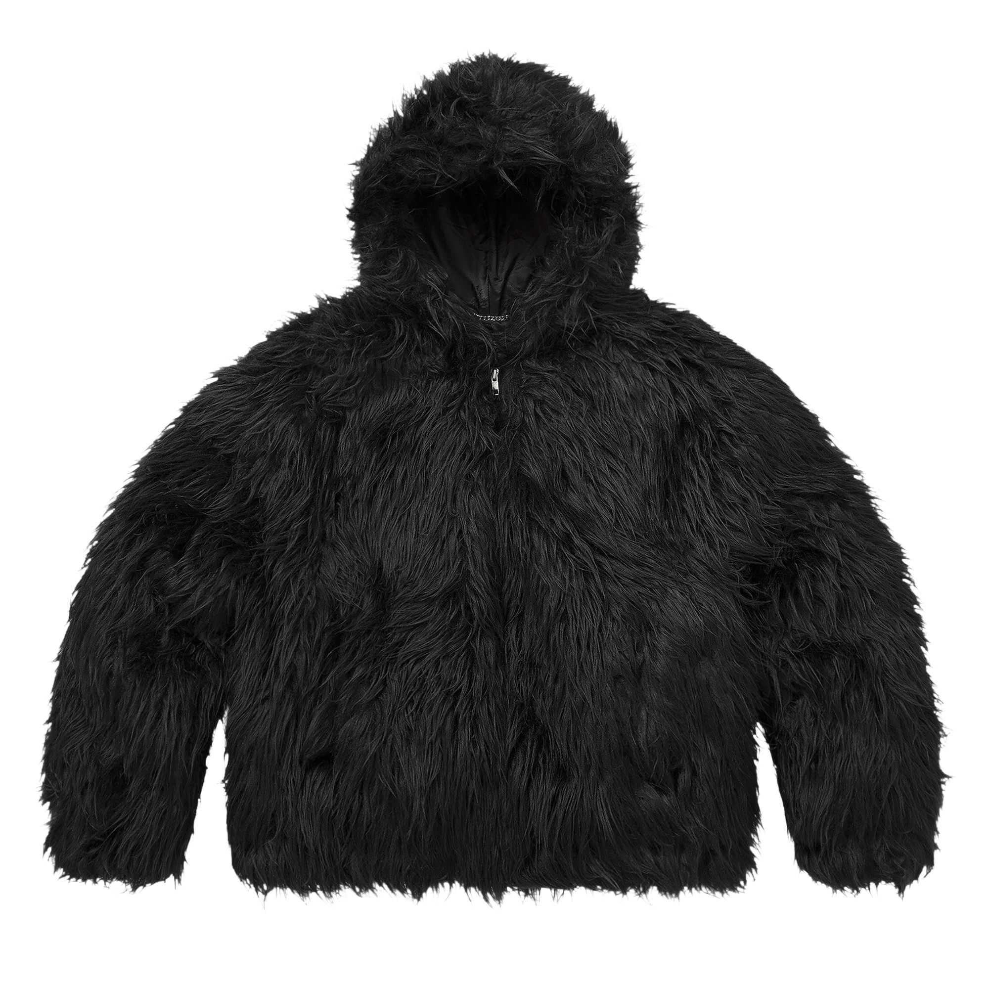 Pre-owned Supreme X Y's Faux Fur Windstopper Hooded Bomber Jacket 'black' | Men's Size Xxl