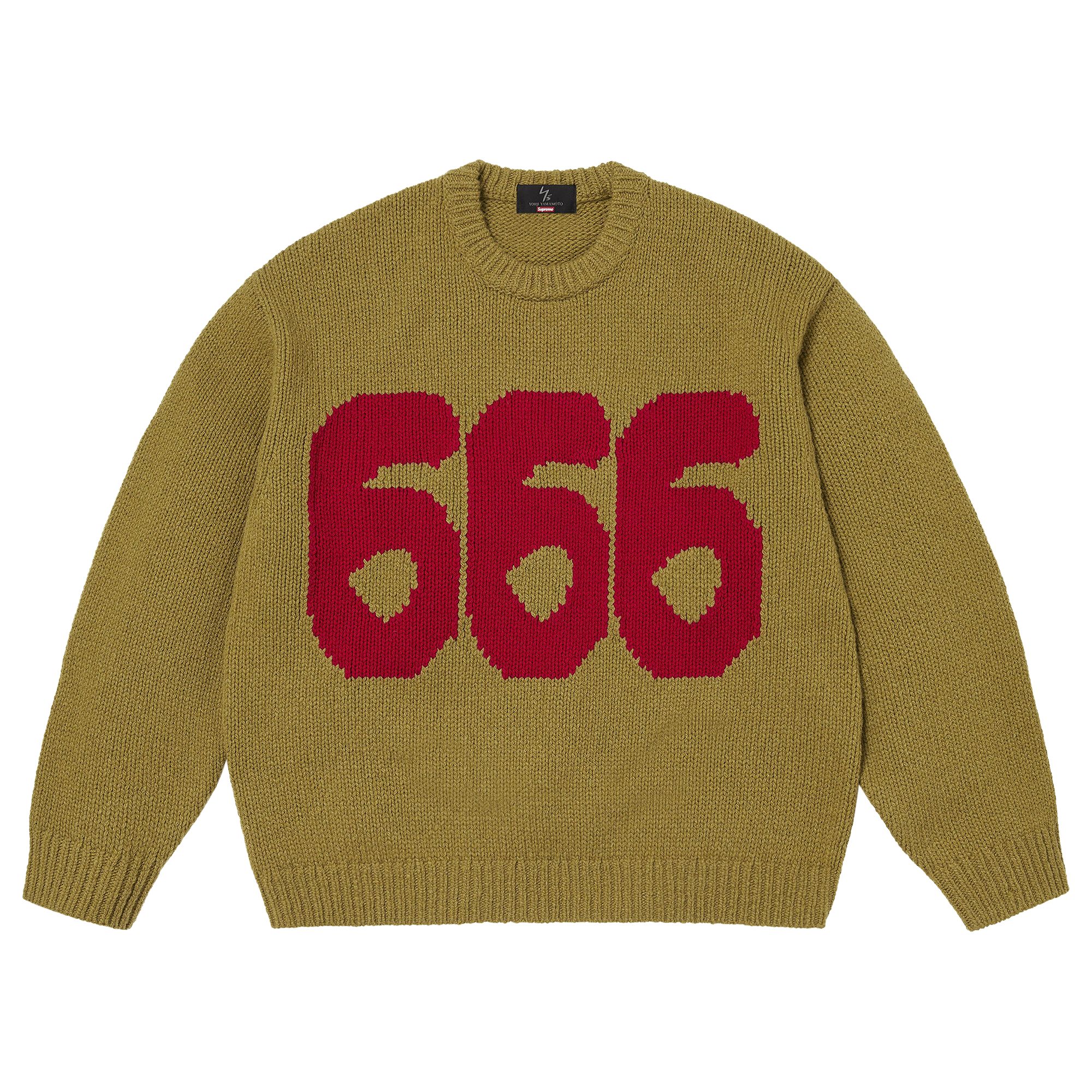 Pre-owned Supreme X Y's Sweater 'olive' | Green | Men's Size Xxl