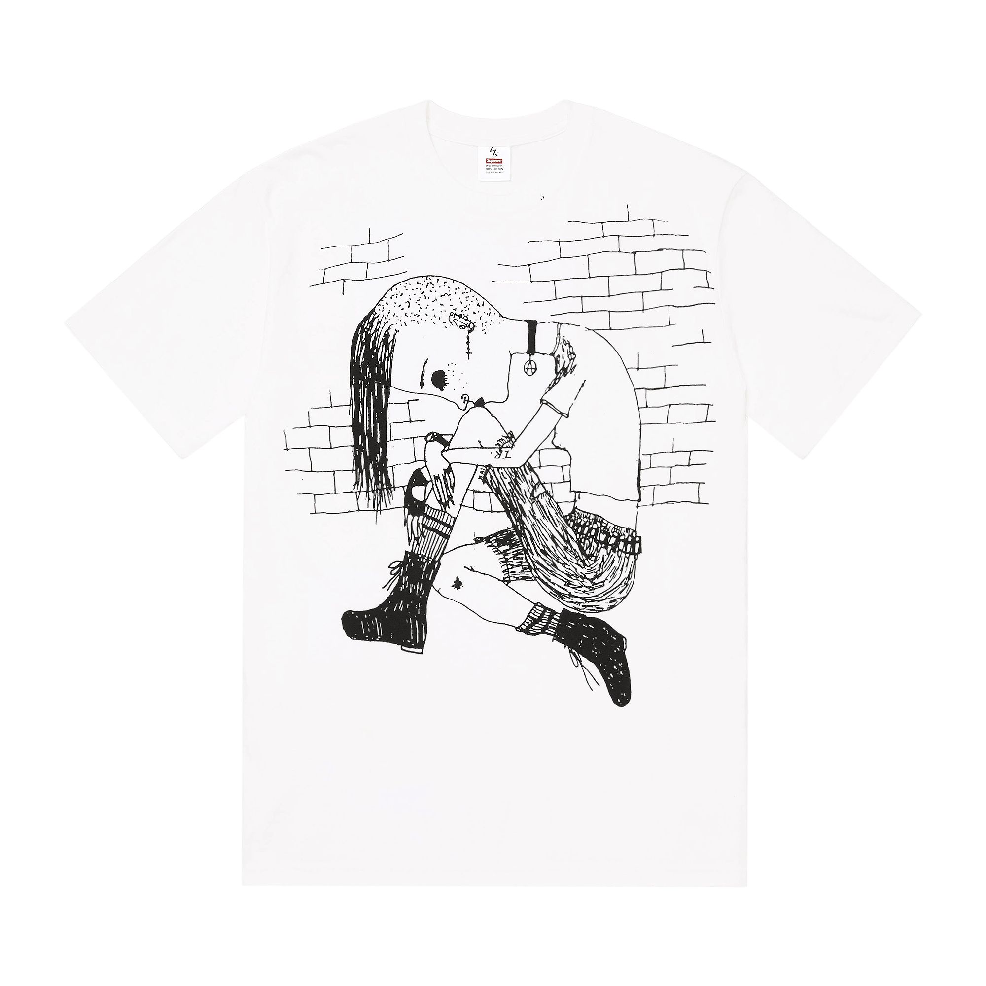Pre-owned Supreme X Y's Thinker Tee 'white' | Men's Size Xxl