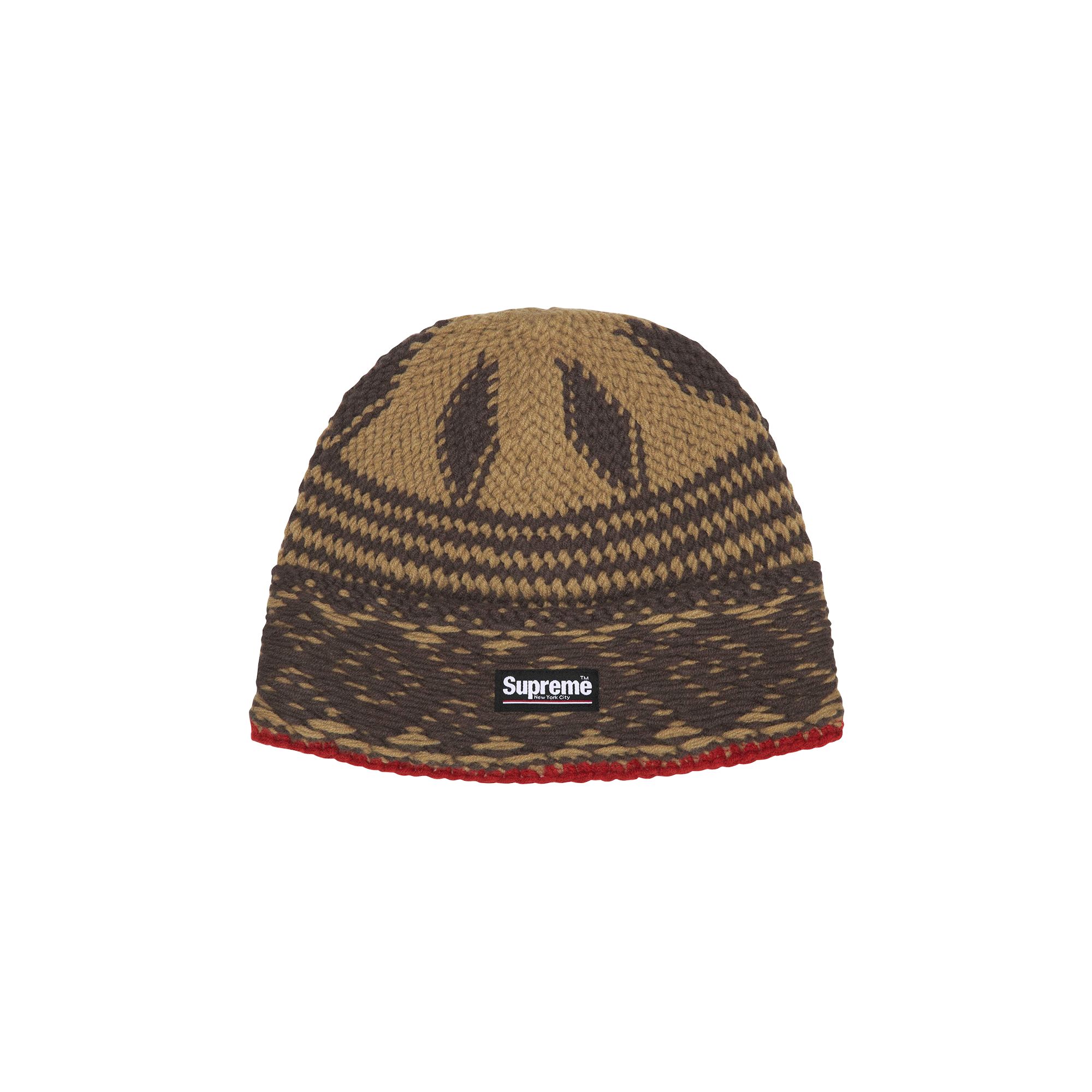 Pre-owned Supreme Diamond Beanie 'khaki' | Tan | Men's Size Onesize In Brown