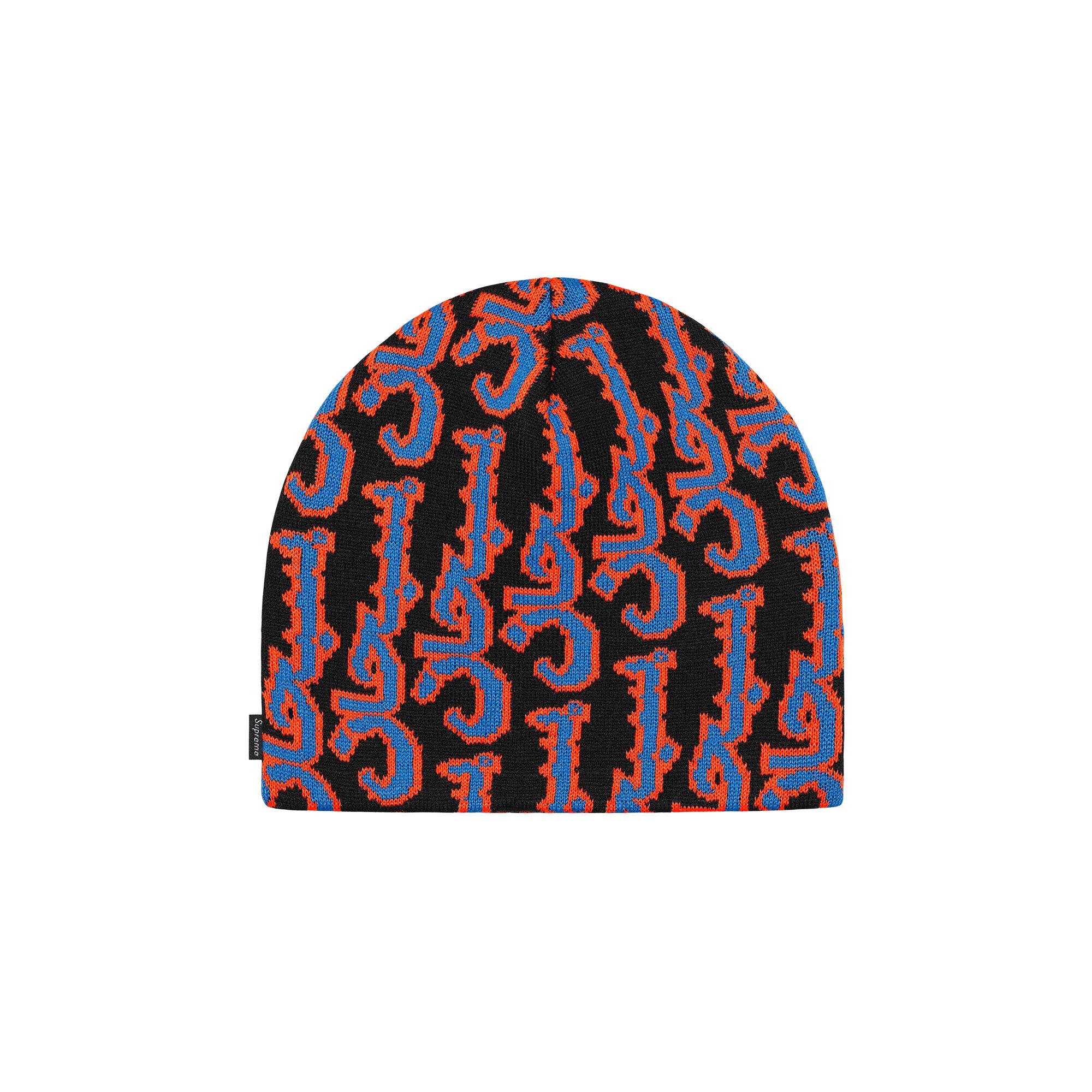 Pre-owned Supreme Arabic Jacquard Beanie 'black' | Men's Size Onesize