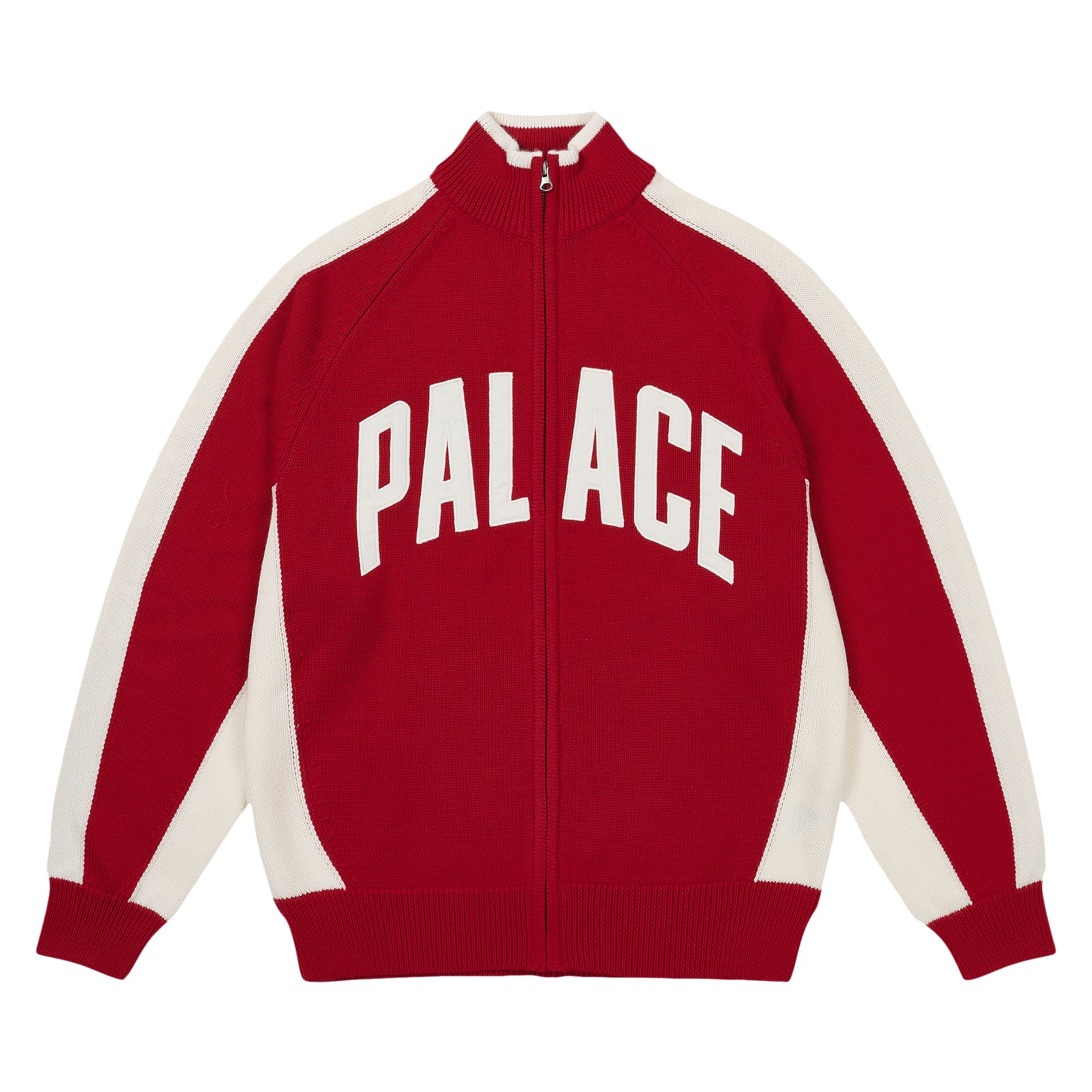 Pre-owned Palace Arch Funnel Knit 'truest Red' | Men's Size L