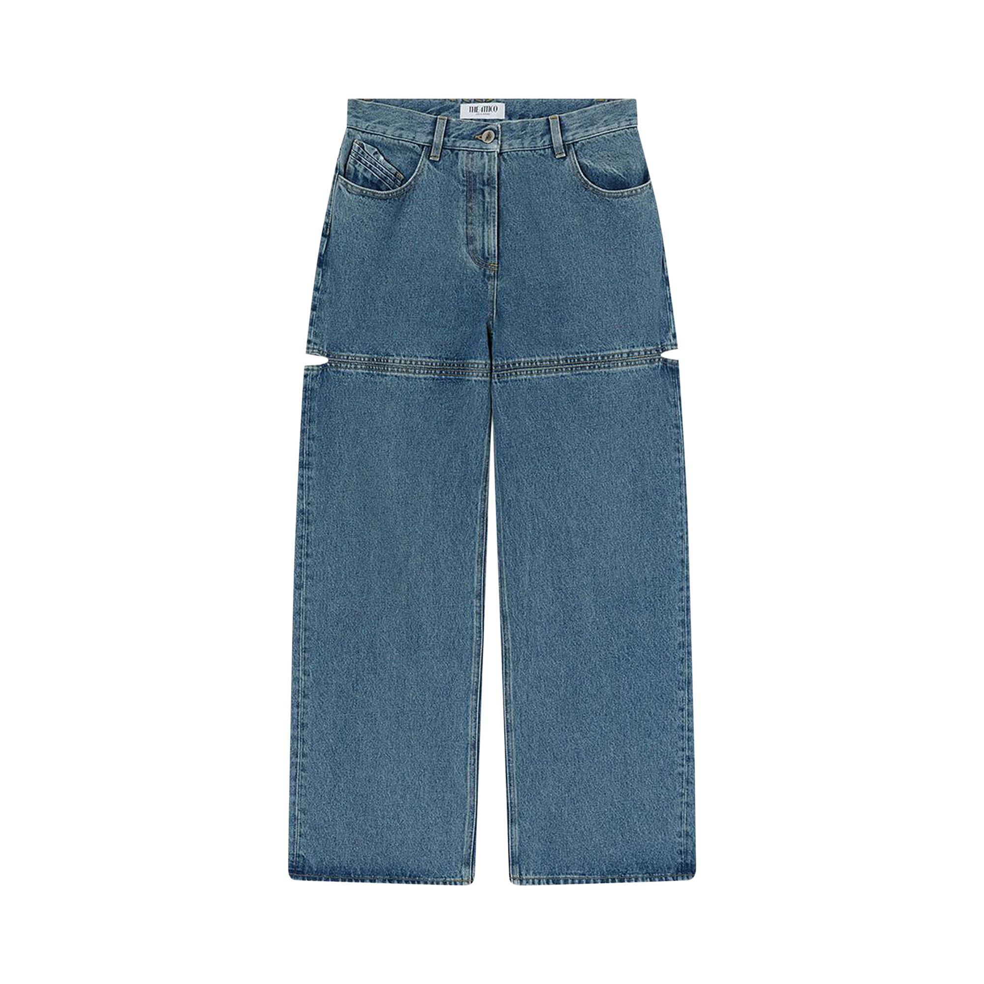 Pre-owned Attico Long Pant 'sky Blue' | Women's Size 27