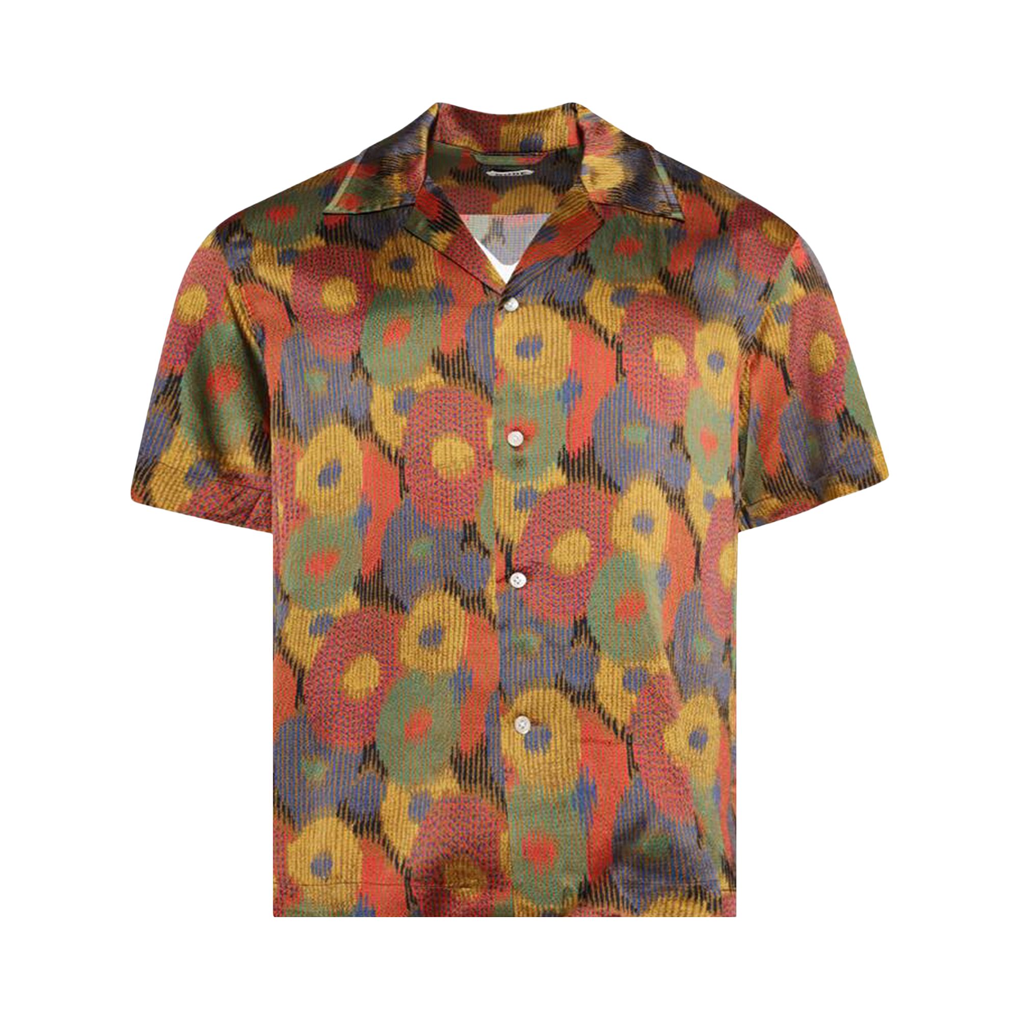 BODE Pre-owned Fruit Pit Short Sleeve Shirt 'multicolor' | Multi-color | Men's Size Xxl