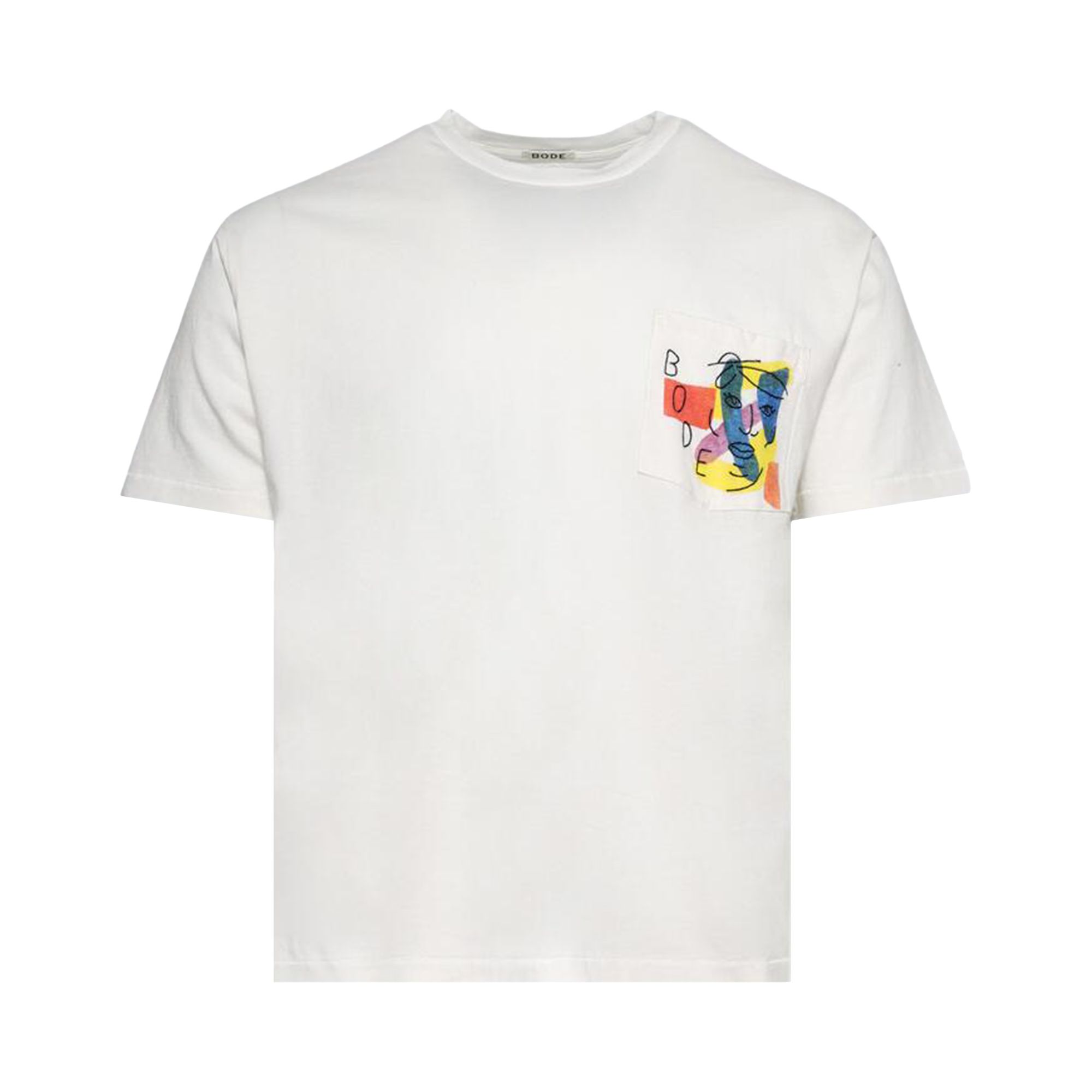 BODE Pre-owned Portrait Pocket Tee 'cream' | White | Men's Size L