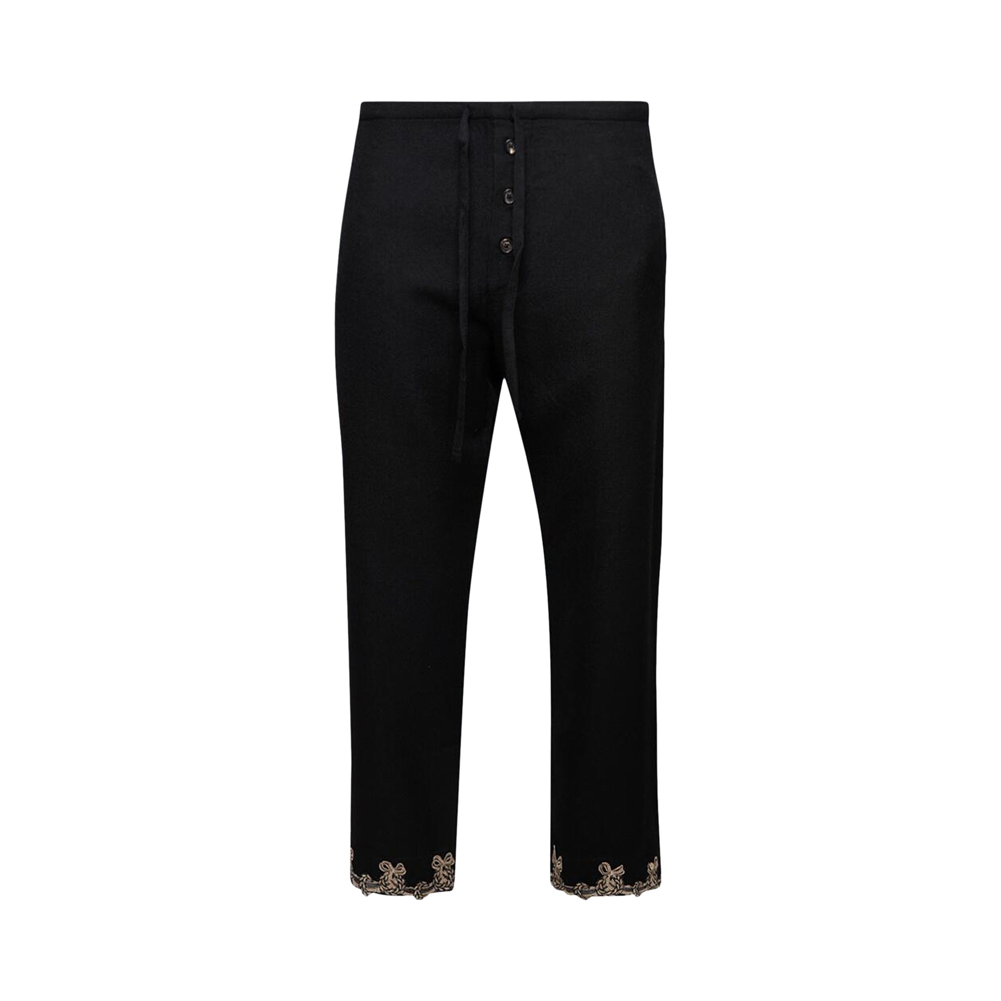 BODE Pre-owned Laurelist Pajama Pants 'black' | Men's Size L