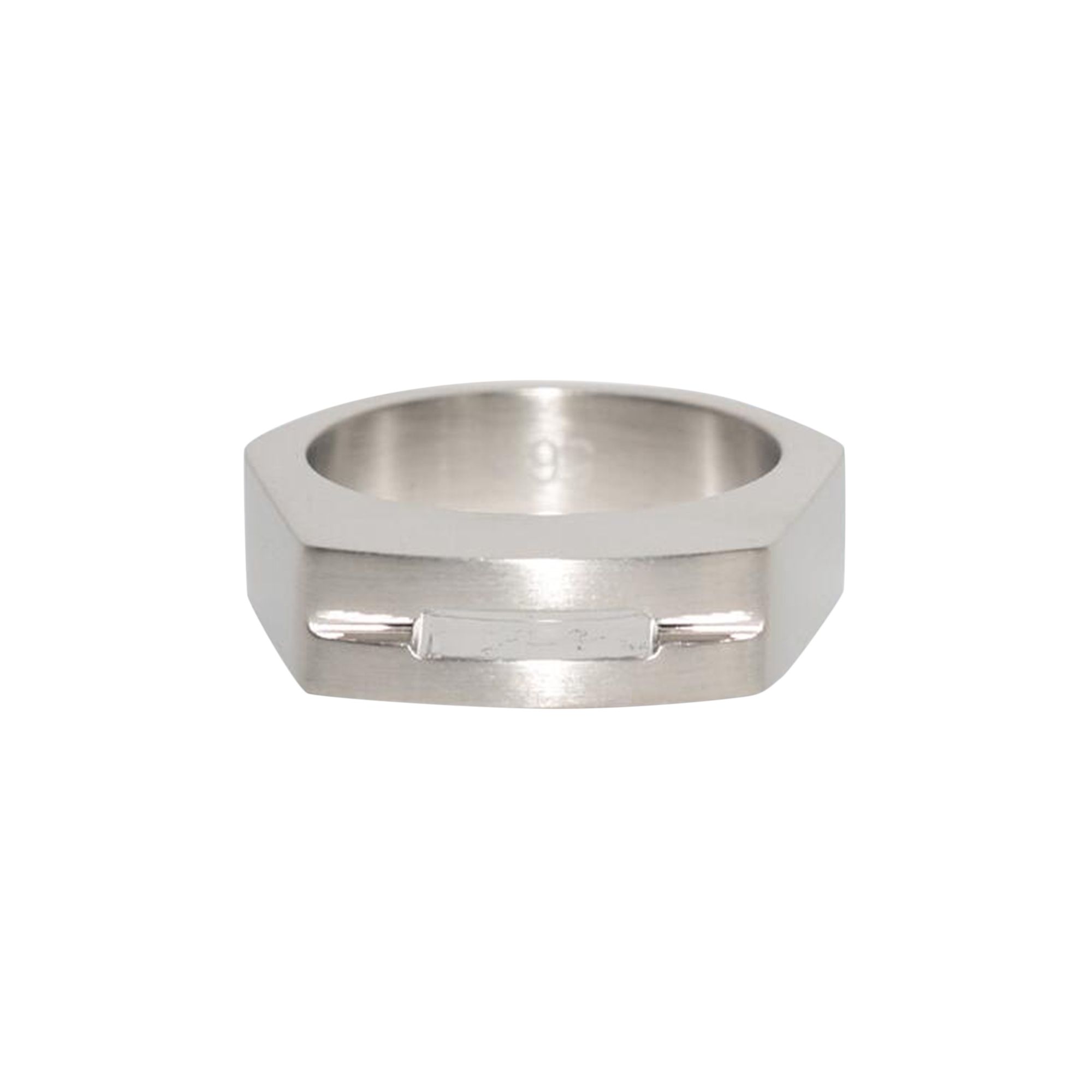 Pre-owned Rick Owens Grill Hollywood Ring 'palladio' | Silver | Men's Size 58