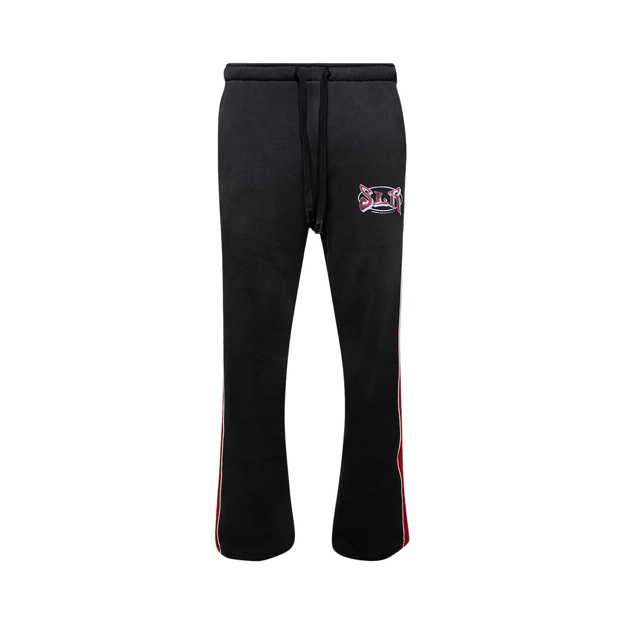 Pre-owned Nahmias Striped Wide Sweatpants 'aged Black' | Men's Size S