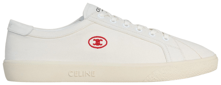 CELINE Lou Lou Lace Up Sneaker White