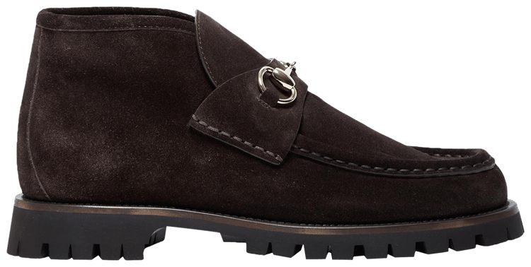 Gucci Wmns Horsebit Ankle Boot Dark Brown