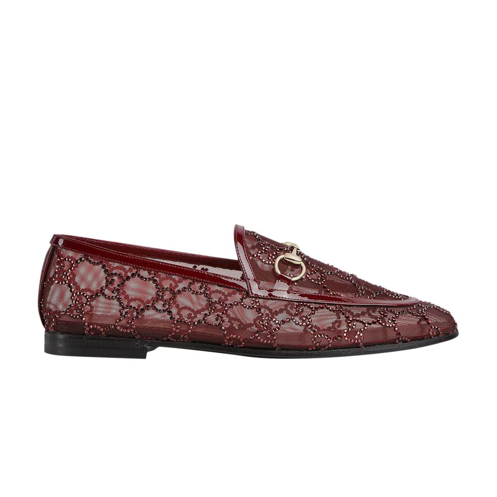 Pre-owned Gucci Wmns Gg Jordaan Loafer 'rosso Ancora Red' | Women's Size 7