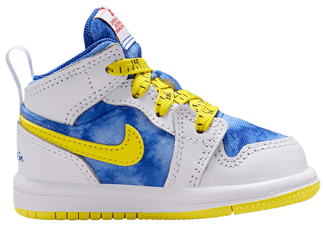 Air Jordan 1 Mid TD  White Opti Yellow