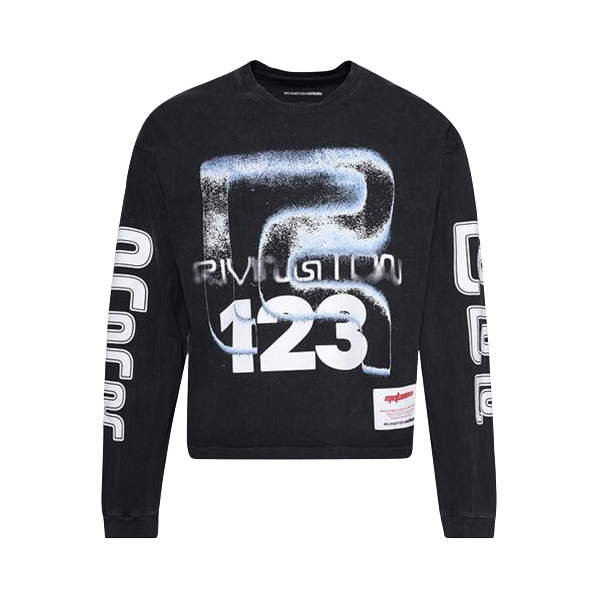 Pre-owned Rivington Roi Rebis Meta Alma Cva Long Sleeve Tee 'vintage Black/blue' | Men's Size L