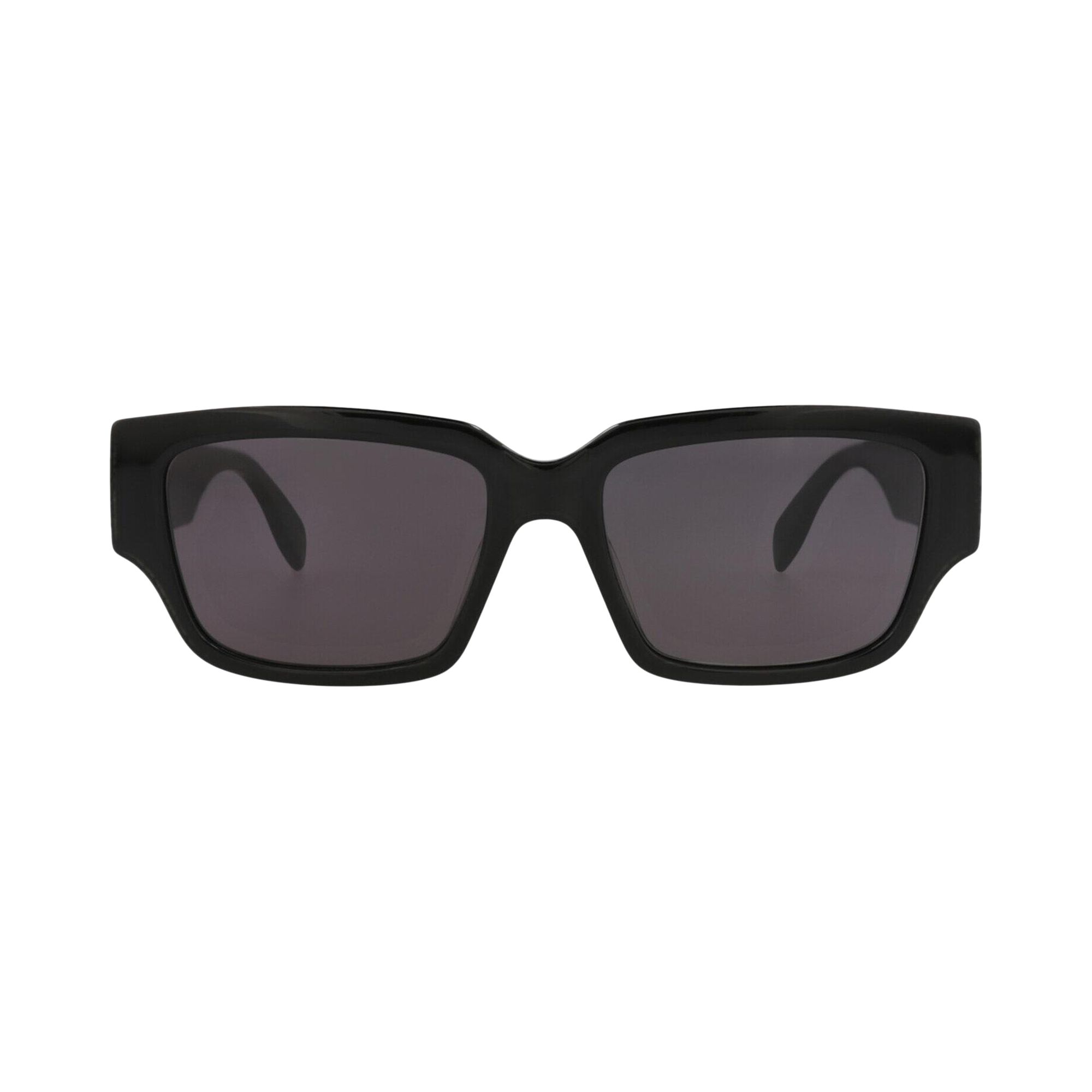 Pre-owned Alexander Mcqueen Square-frame Acetate Sunglasses 'black Grey' | Multi-color | Men's Size Onesize