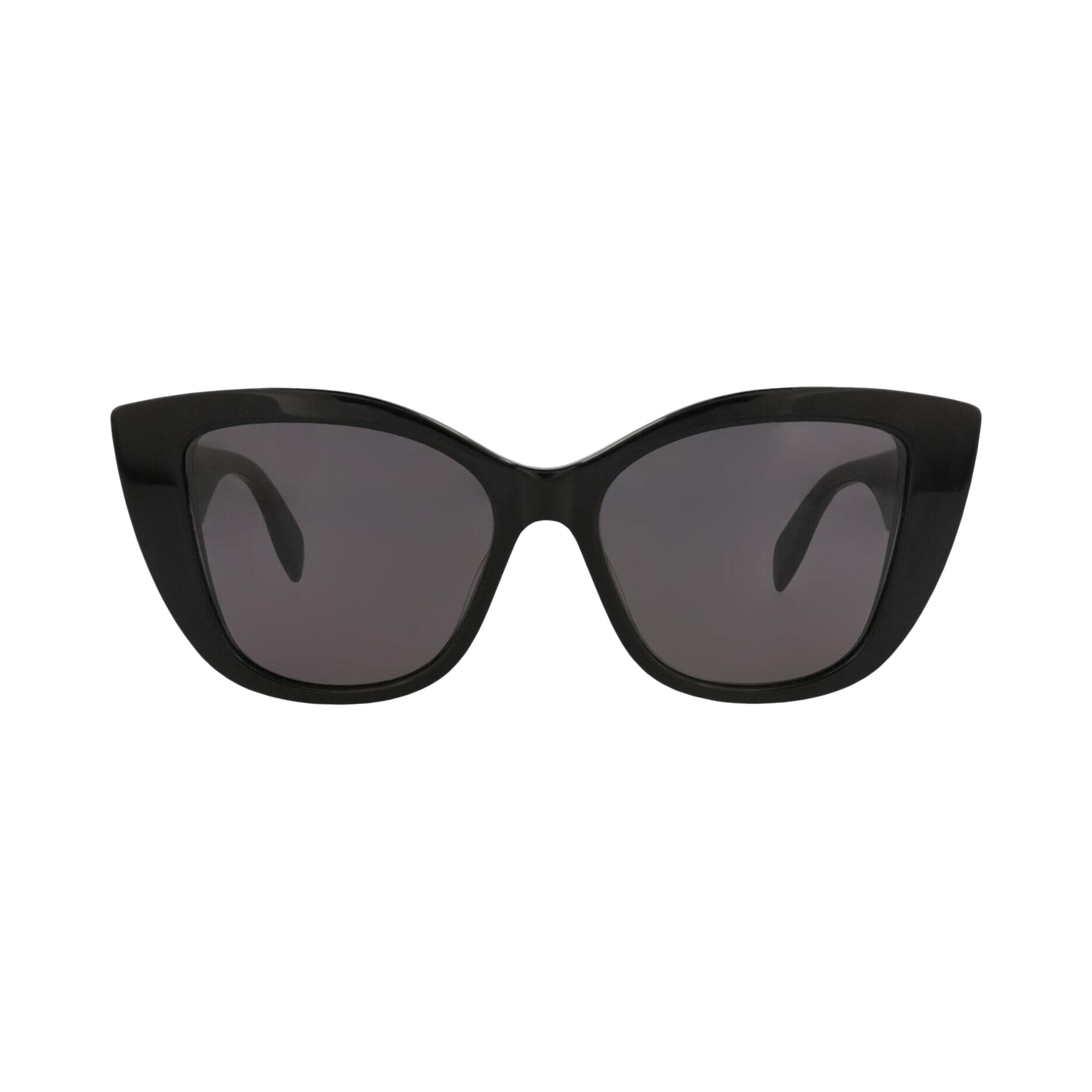Pre-owned Alexander Mcqueen Cat Eye-frame Recycled Acetate Sunglasses 'black Grey' | Multi-color | Women's Siz