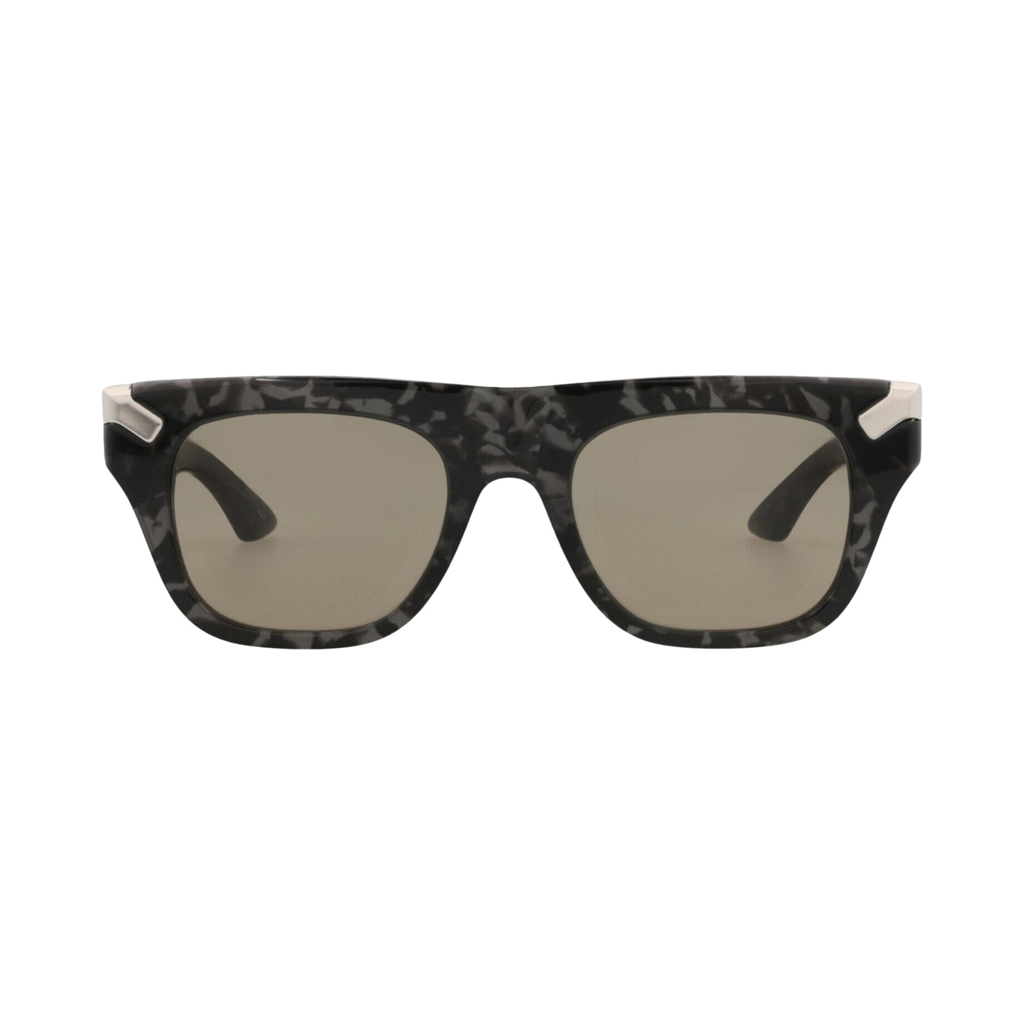 Pre-owned Alexander Mcqueen Square-frame Recycled Acetate Sunglasses 'havana Brown' | Multi-color | Men's Size