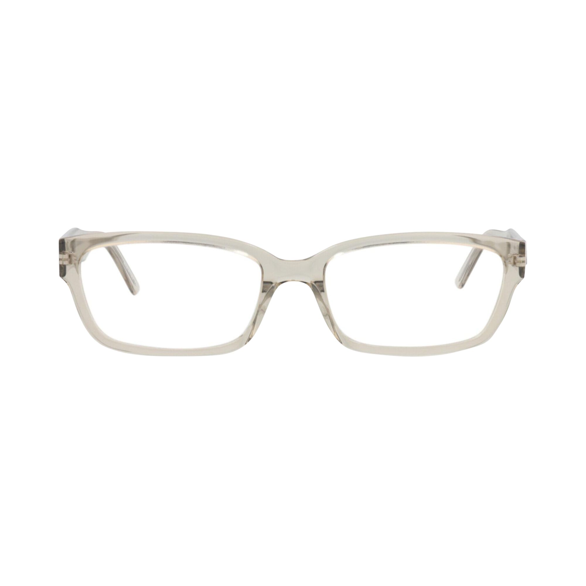 Pre-owned Balenciaga Square-frame Acetate Optical Frames 'beige Transparent' | Multi-color | Women's Size Ones