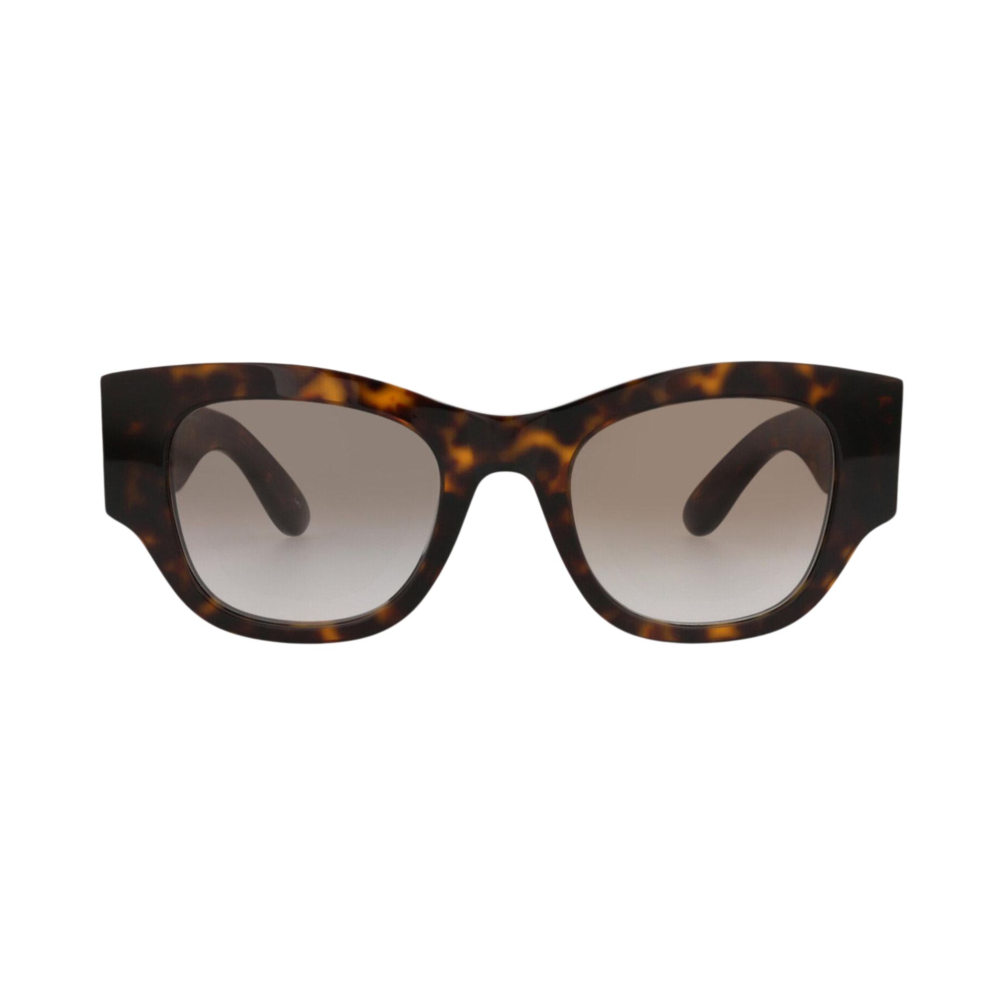 Pre-owned Alexander Mcqueen Square-frame Recycled Acetate Sunglasses 'havana Brown' | Multi-color | Women's Si