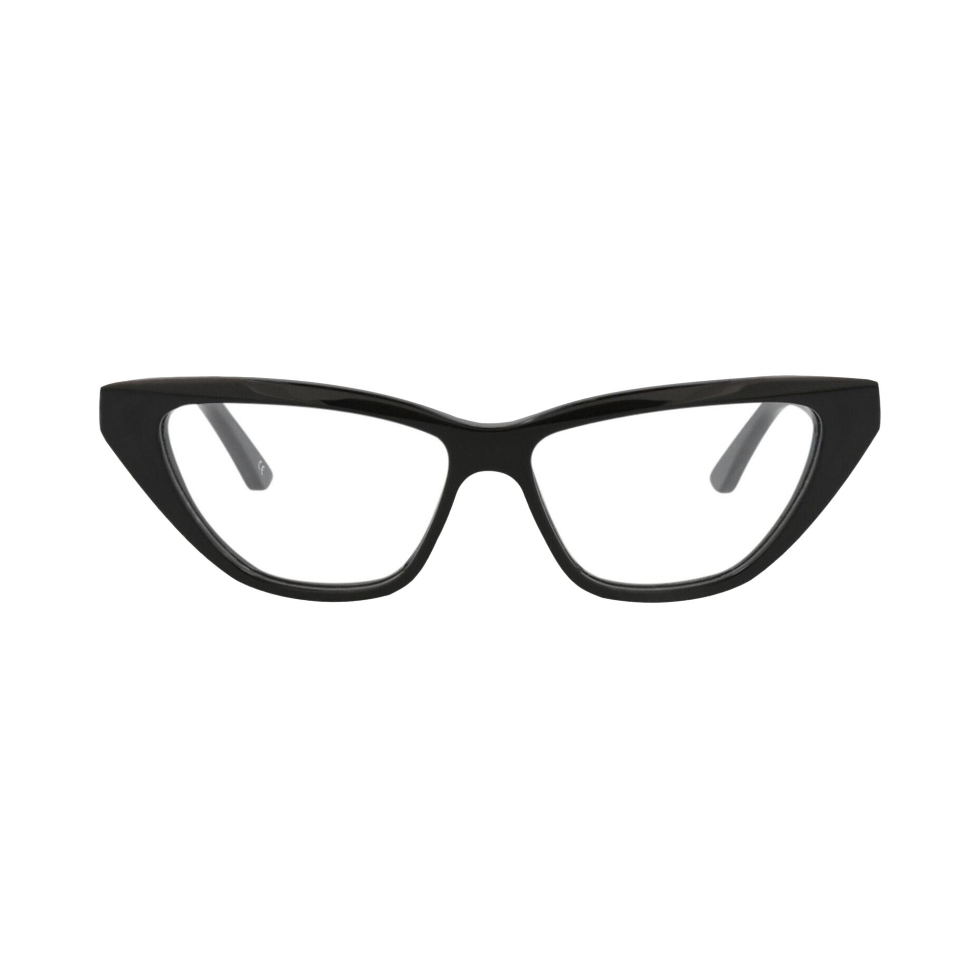 Pre-owned Balenciaga Cat Eye-frame Acetate Optical Frames 'black Transparent' | Multi-color | Women's Size One