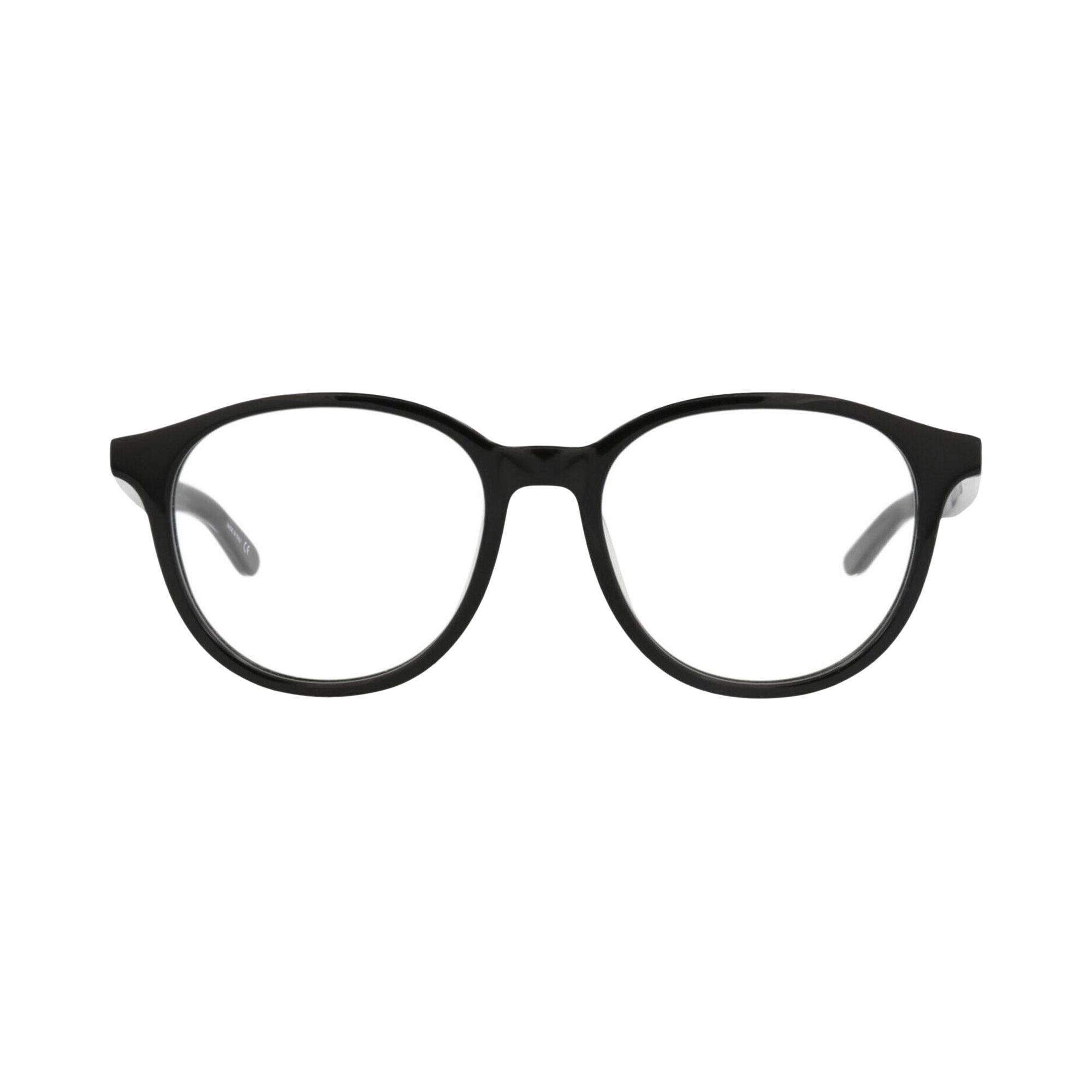 Pre-owned Balenciaga Round-frame Acetate Optical Frames 'black Transparent' | Multi-color | Men's Size Onesize