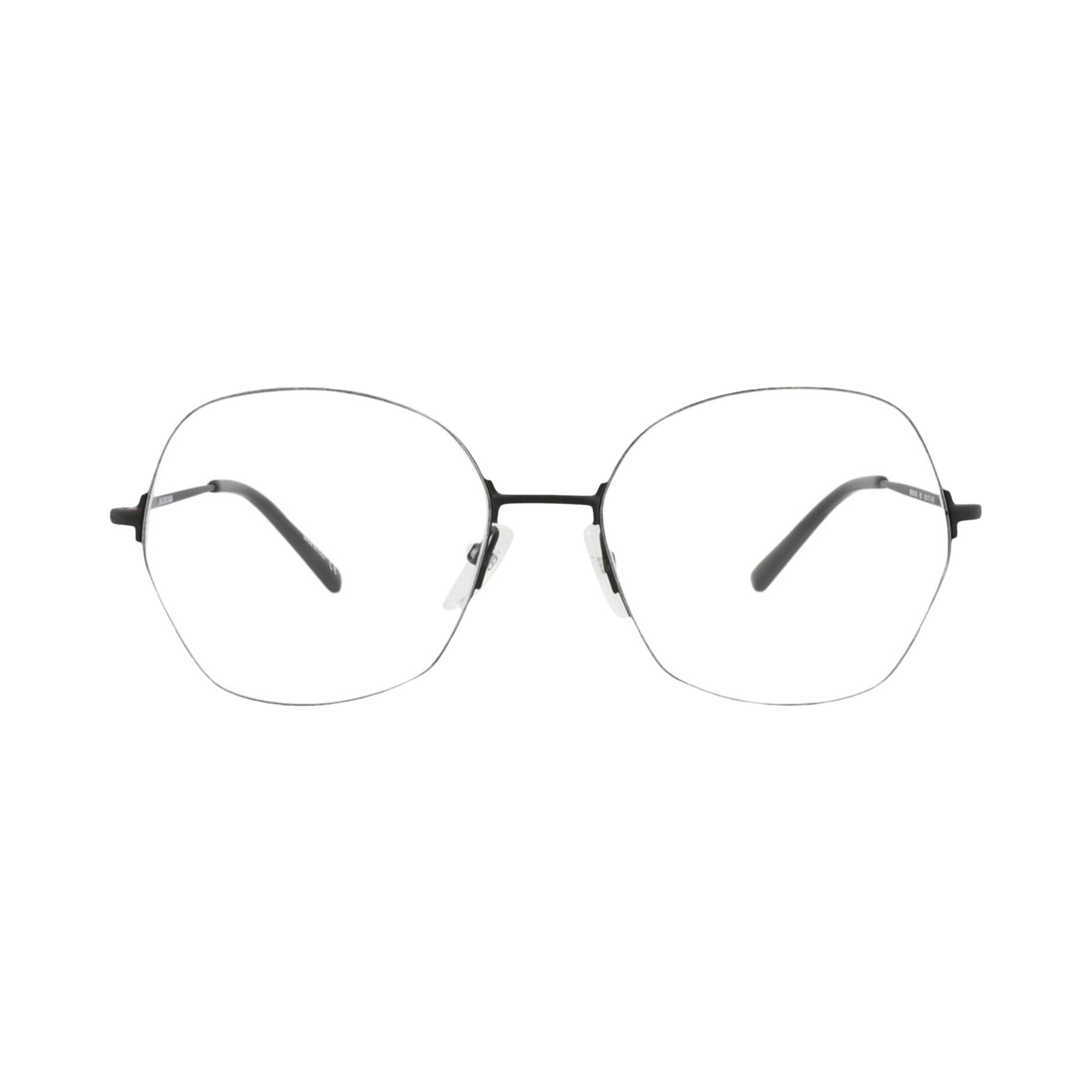 Pre-owned Balenciaga Round-frame Metal Optical Frames 'black Transparent' | Multi-color | Men's Size Onesize