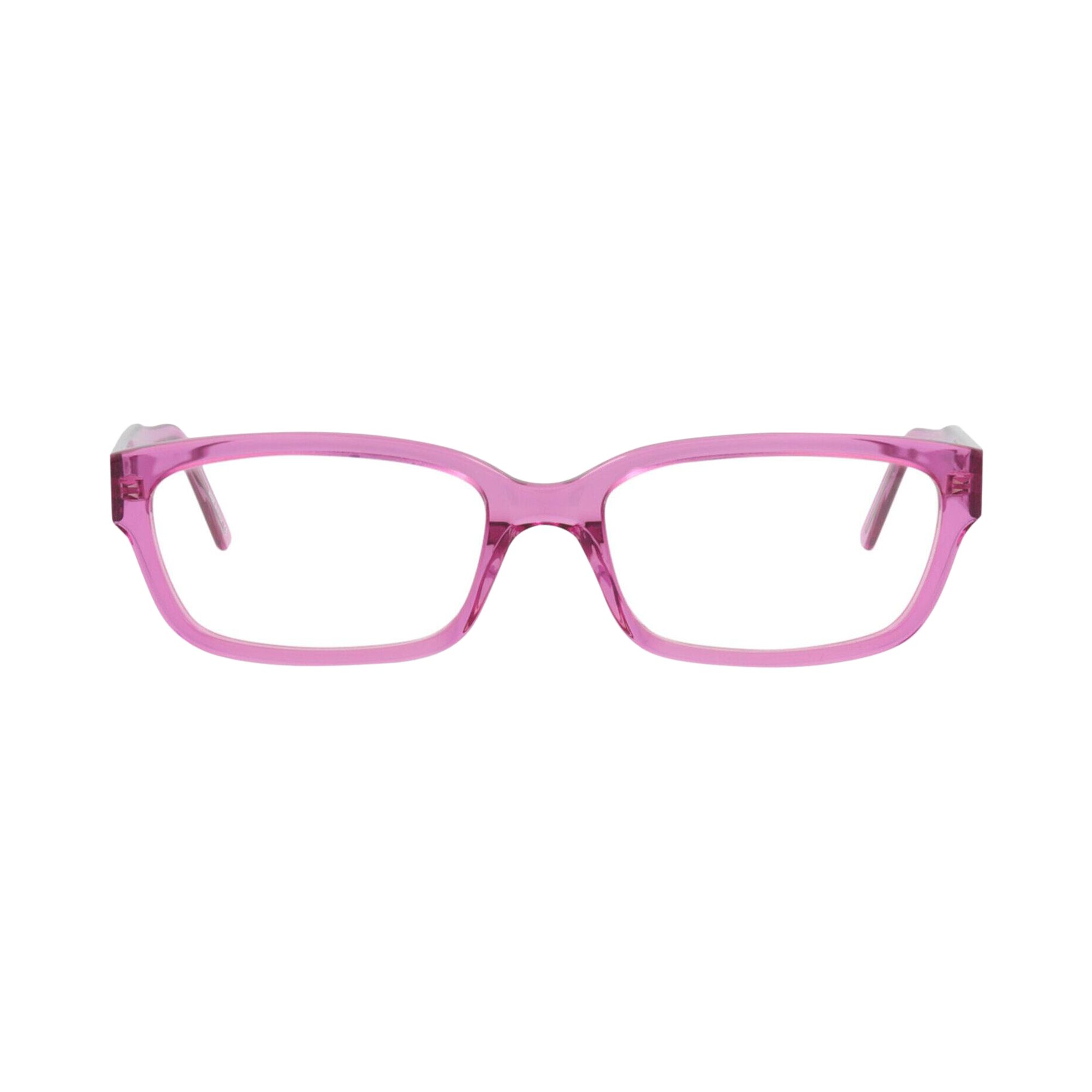 Pre-owned Balenciaga Square-frame Acetate Optical Frames 'pink Transparent' | Multi-color | Women's Size Onesi