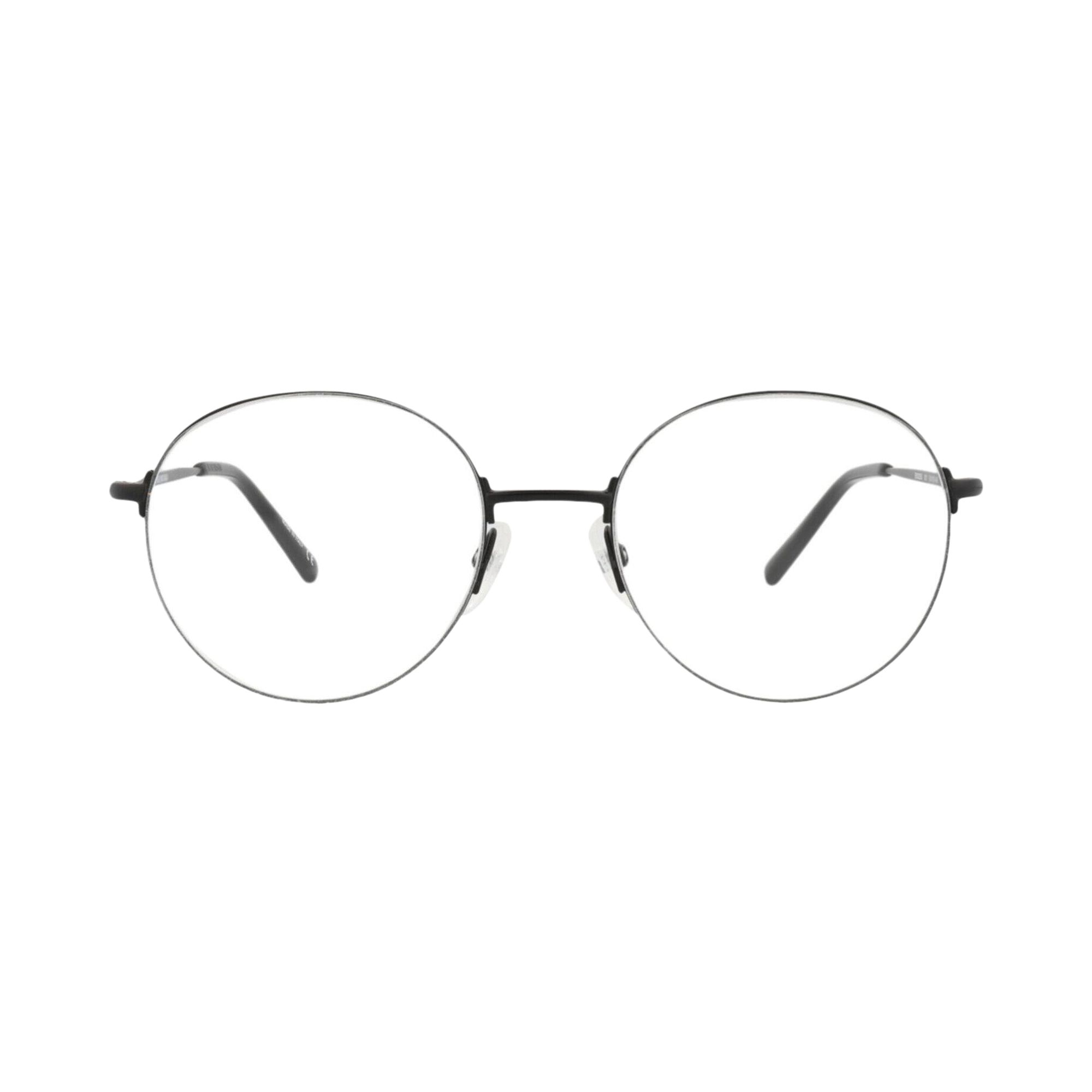 Pre-owned Balenciaga Round-frame Metal Optical Frames 'black Transparent' | Multi-color | Men's Size Onesize