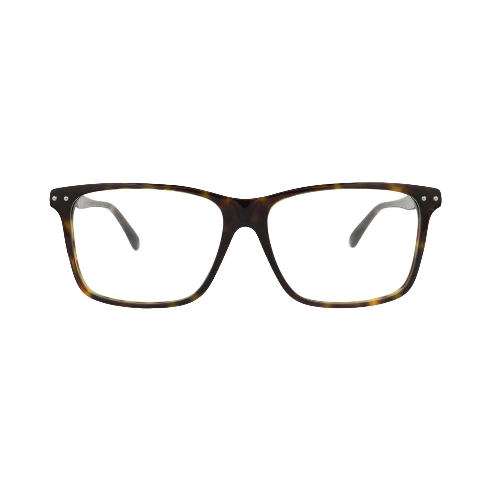 Pre-owned Bottega Veneta Square-frame Acetate Optical Frames 'avana Brown Transparent' | Multi-color | Men's S