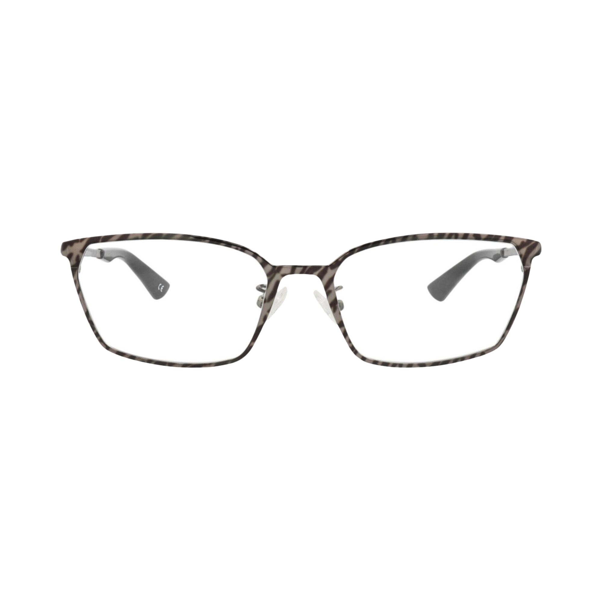 Pre-owned Balenciaga Square-frame Metal Optical Frames 'ruthenium Transparent' | Multi-color | Men's Size Ones
