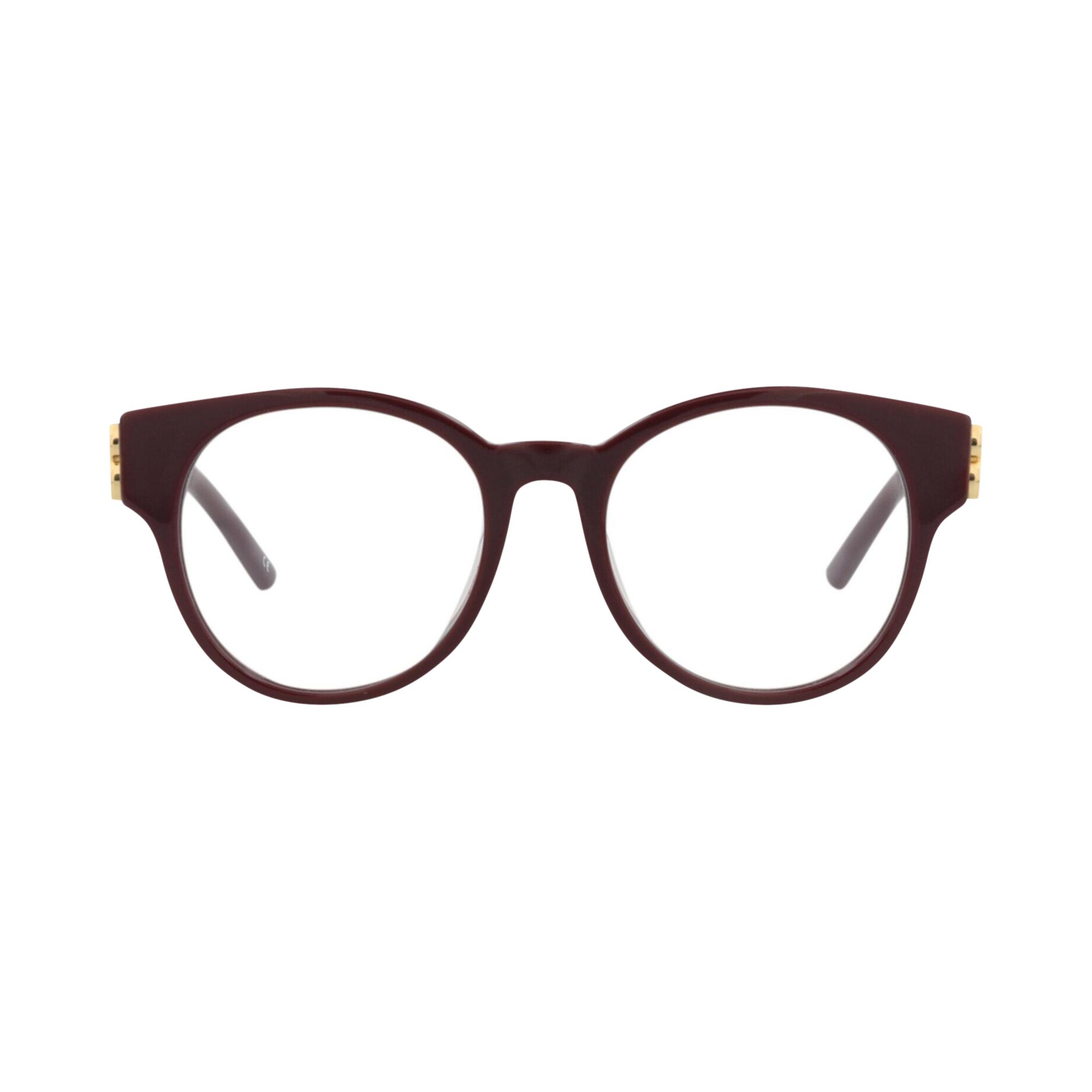 Pre-owned Balenciaga Round-frame Acetate Optical Frames 'violet Transparent' | Multi-color | Women's Size Ones