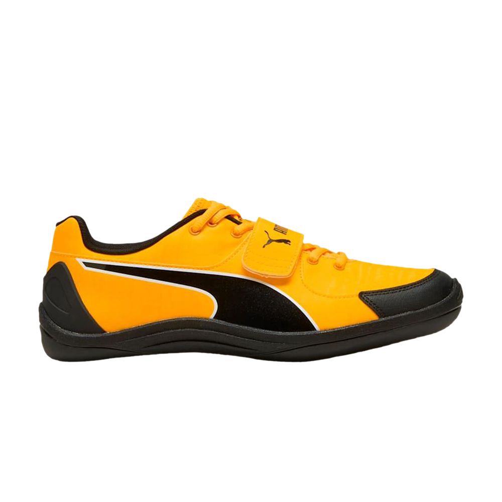 Puma evoSPEED Throw 10.5 'Sun Stream Black' | Orange | Men's Size 12.5 - 311874-01
