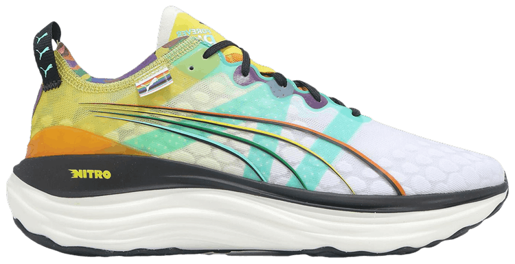 Puma ForeverRun Nitro LM White Court Yellow