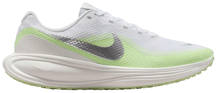 Nike Wmns Revolution 8 White Barely Volt Metallic Silver