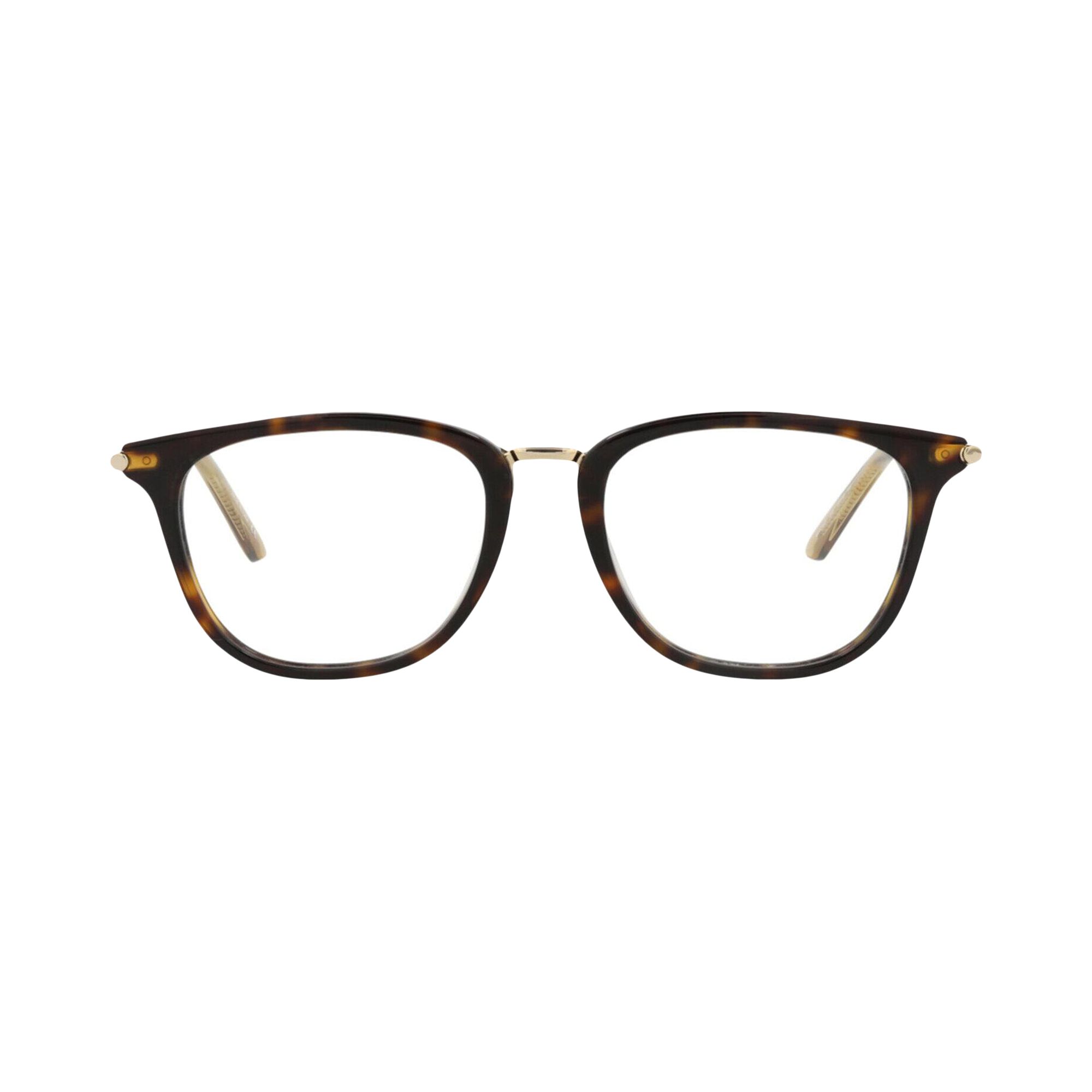 Pre-owned Bottega Veneta Square-frame Acetate Optical Frames 'havana Gold Transparent' | Multi-color | Men's S