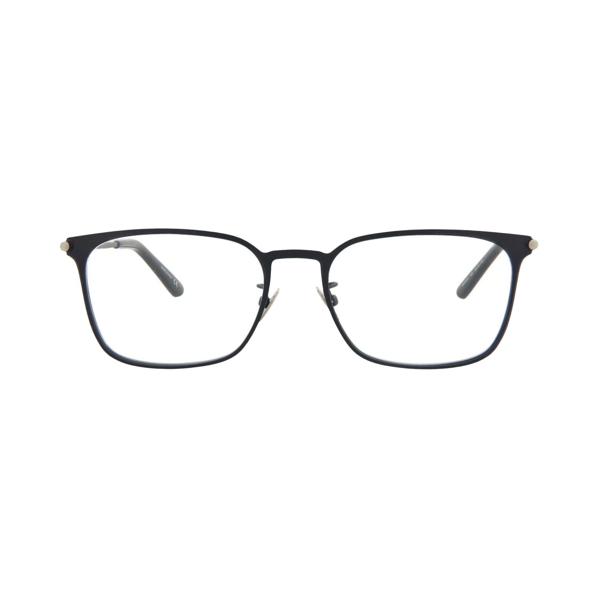 Pre-owned Bottega Veneta Square-frame Metal Optical Frames 'blue Silver Transparent' | Multi-color | Men's Siz