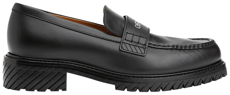 Off White Combat Loafer Black White