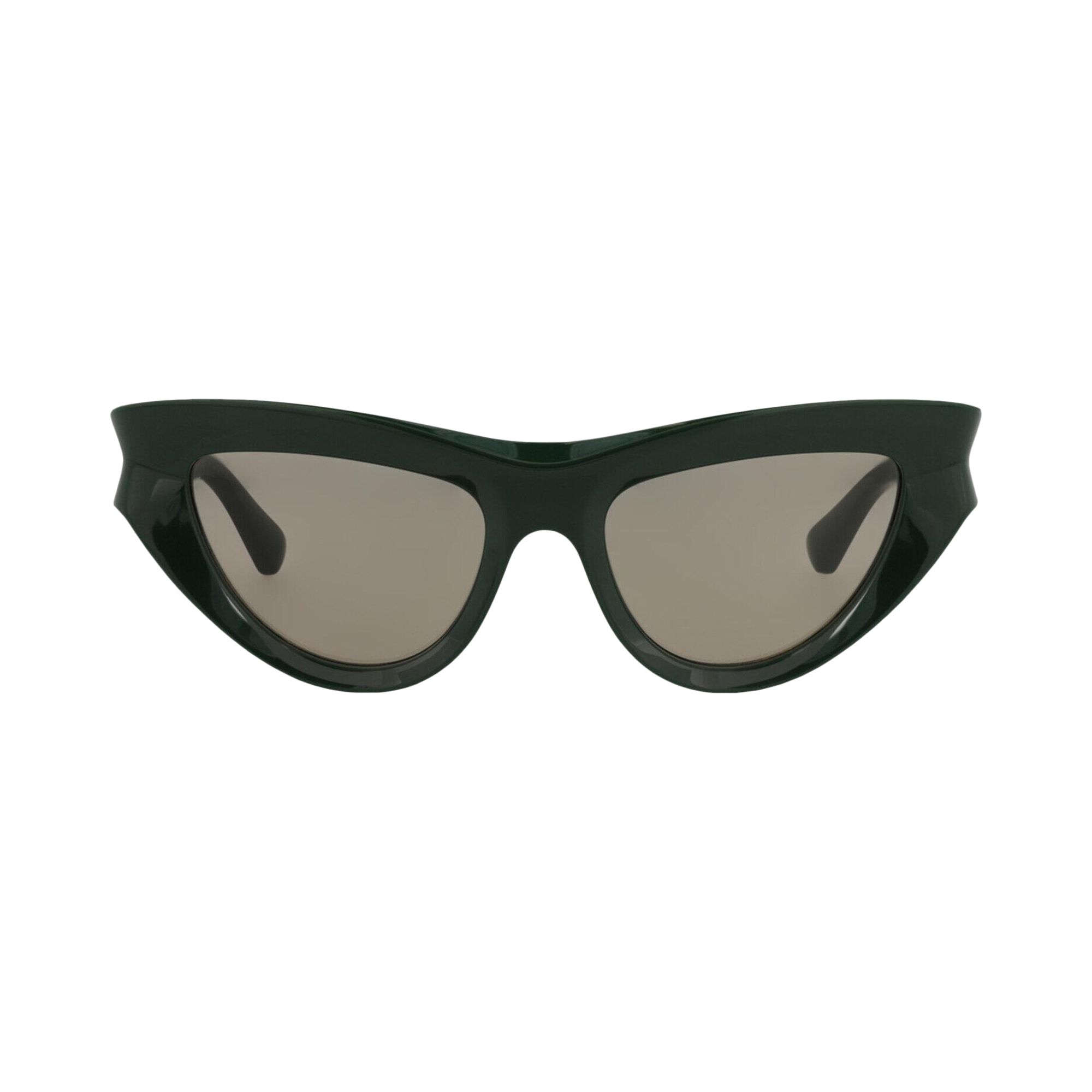 Pre-owned Bottega Veneta Cat Eye-frame Recycled Acetate Sunglasses 'green' | Women's Size Onesize
