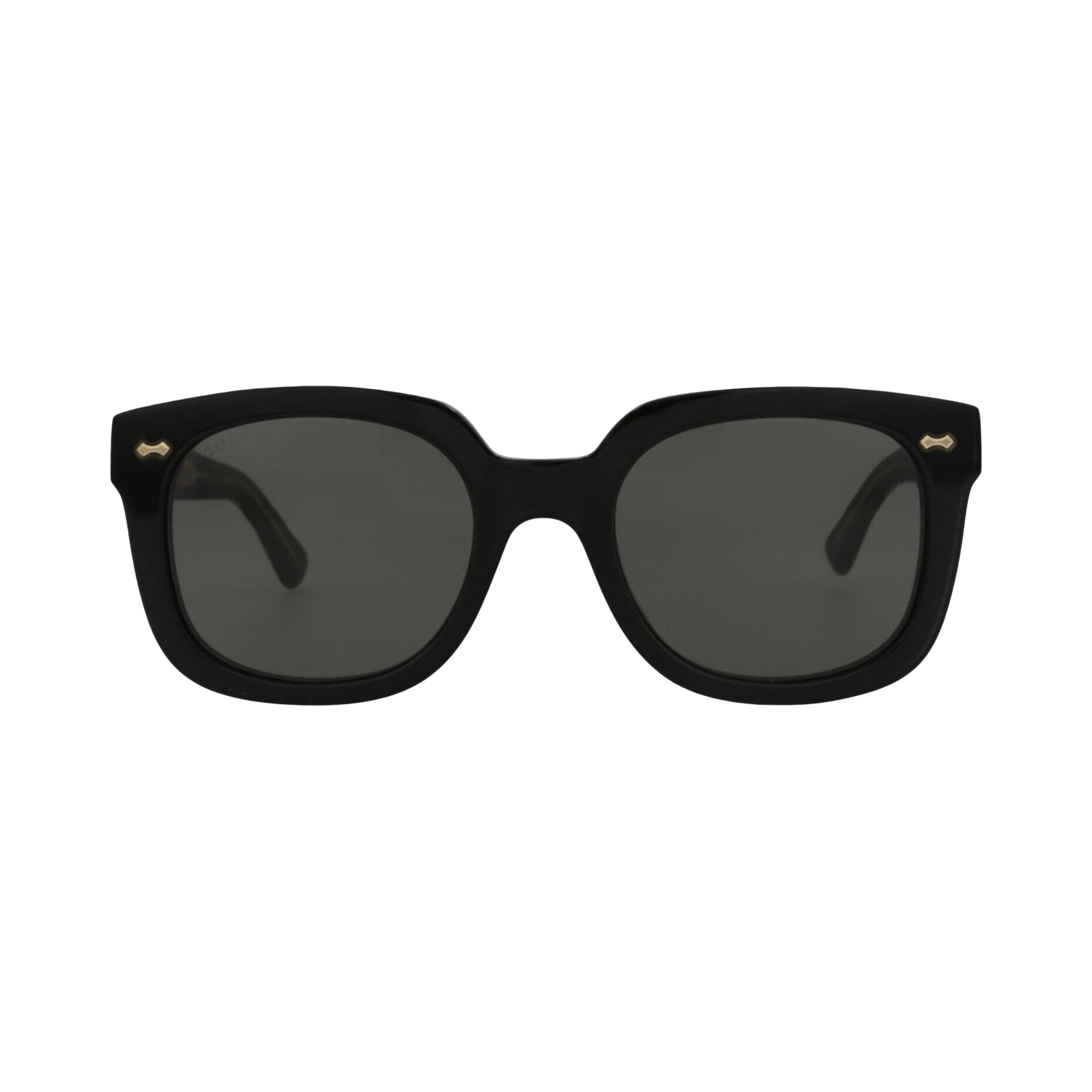 Pre-owned Gucci Square-frame Acetate Sunglasses 'black Grey' | Multi-color | Men's Size Onesize