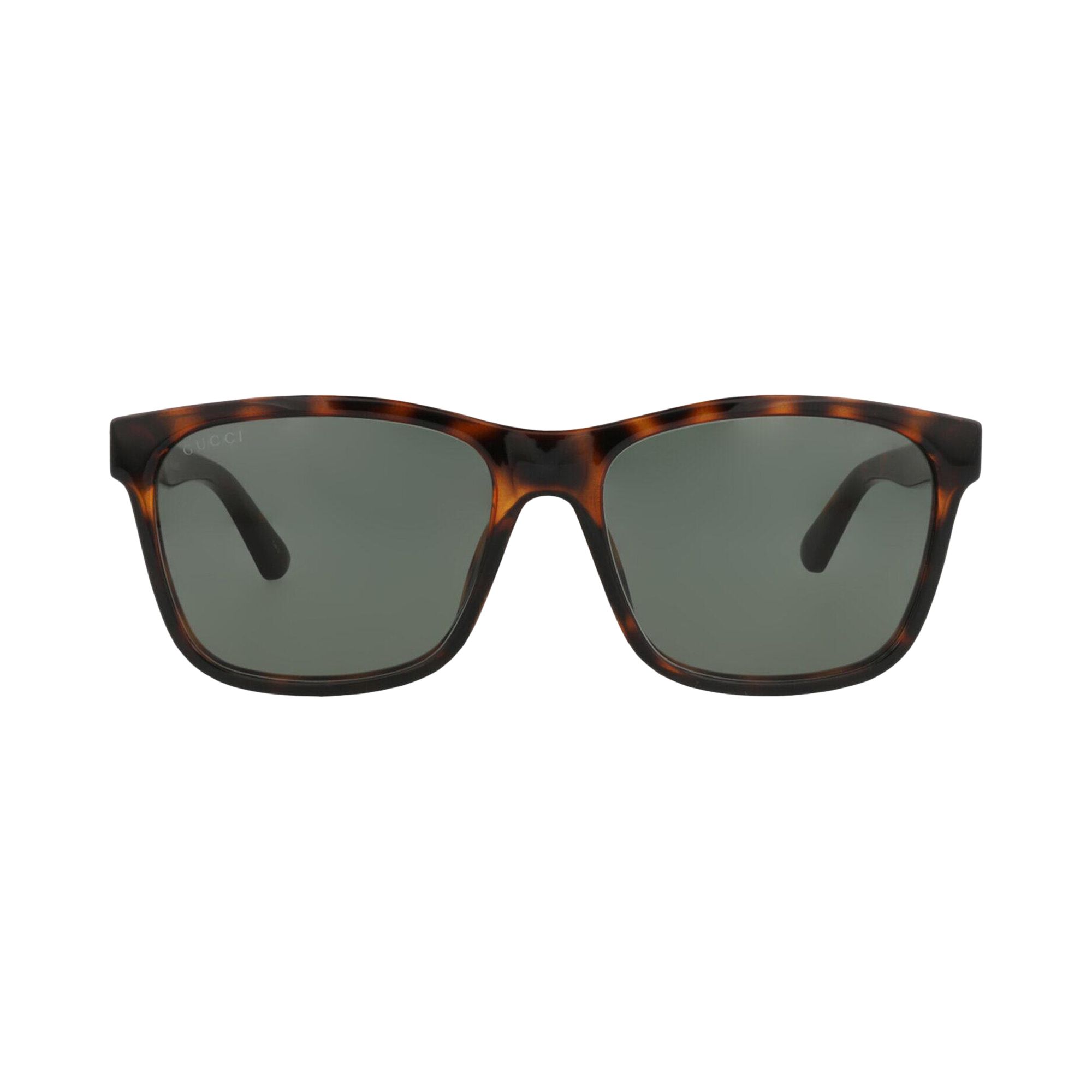 Pre-owned Gucci Square-frame Injection Sunglasses 'havana Green' | Multi-color | Men's Size Onesize