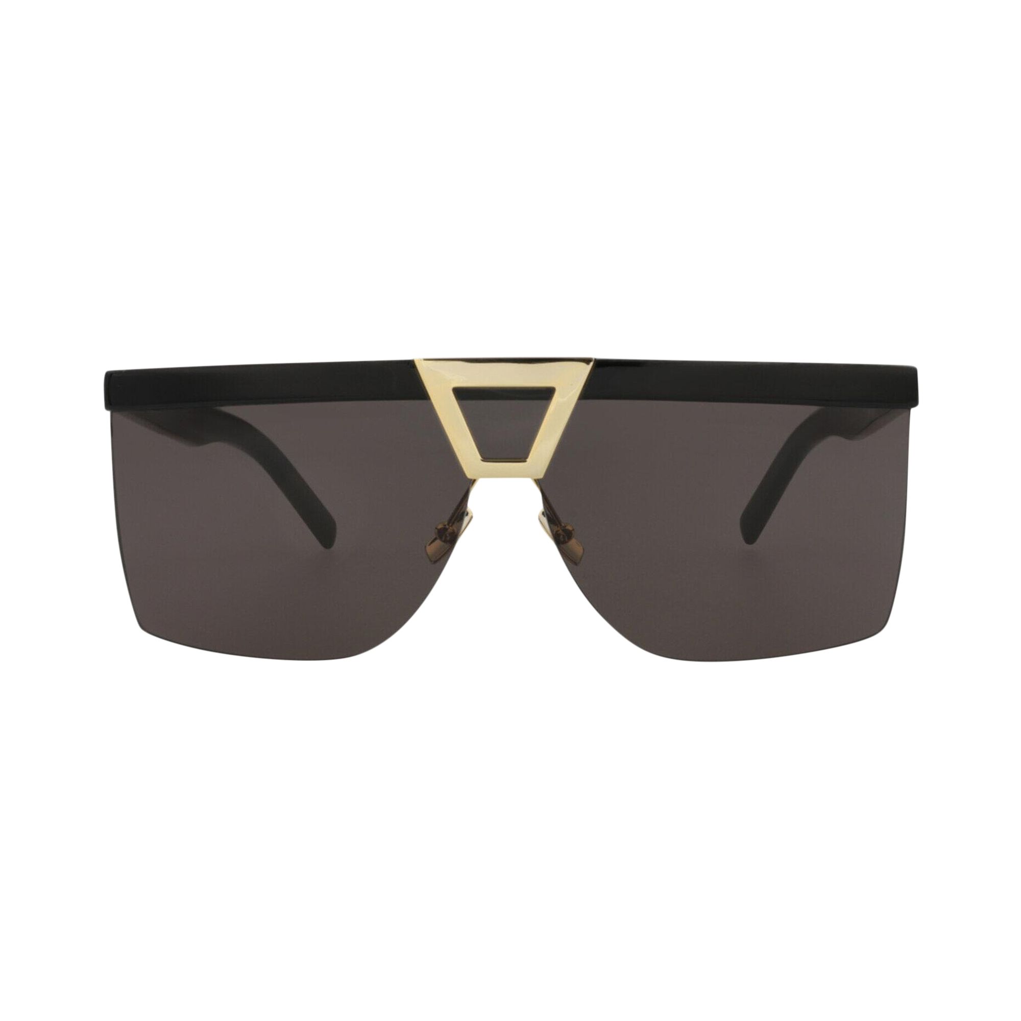 Pre-owned Saint Laurent Shield-frame Acetate Sunglasses 'black' | Women's Size Onesize