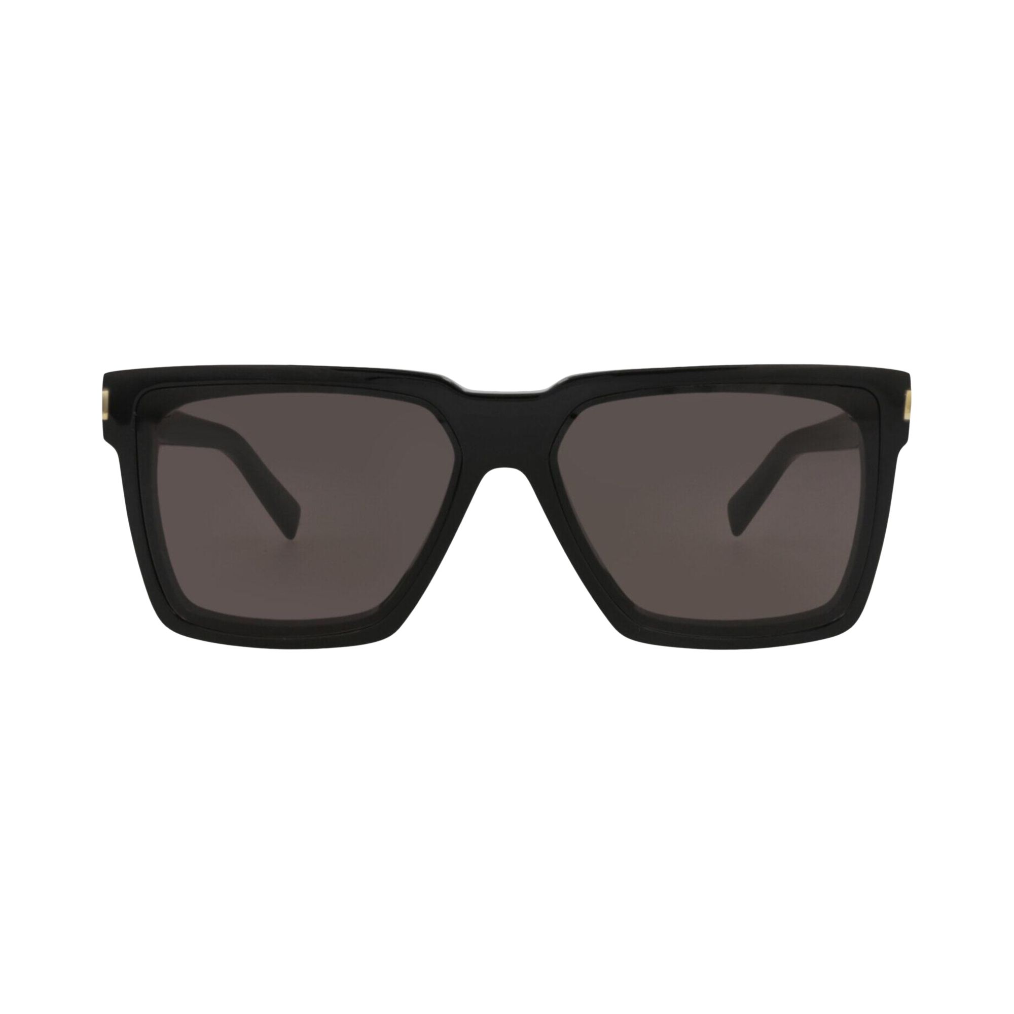 Pre-owned Saint Laurent Square-frame Recycled Acetate Sunglasses 'black Grey' | Men's Size Onesize