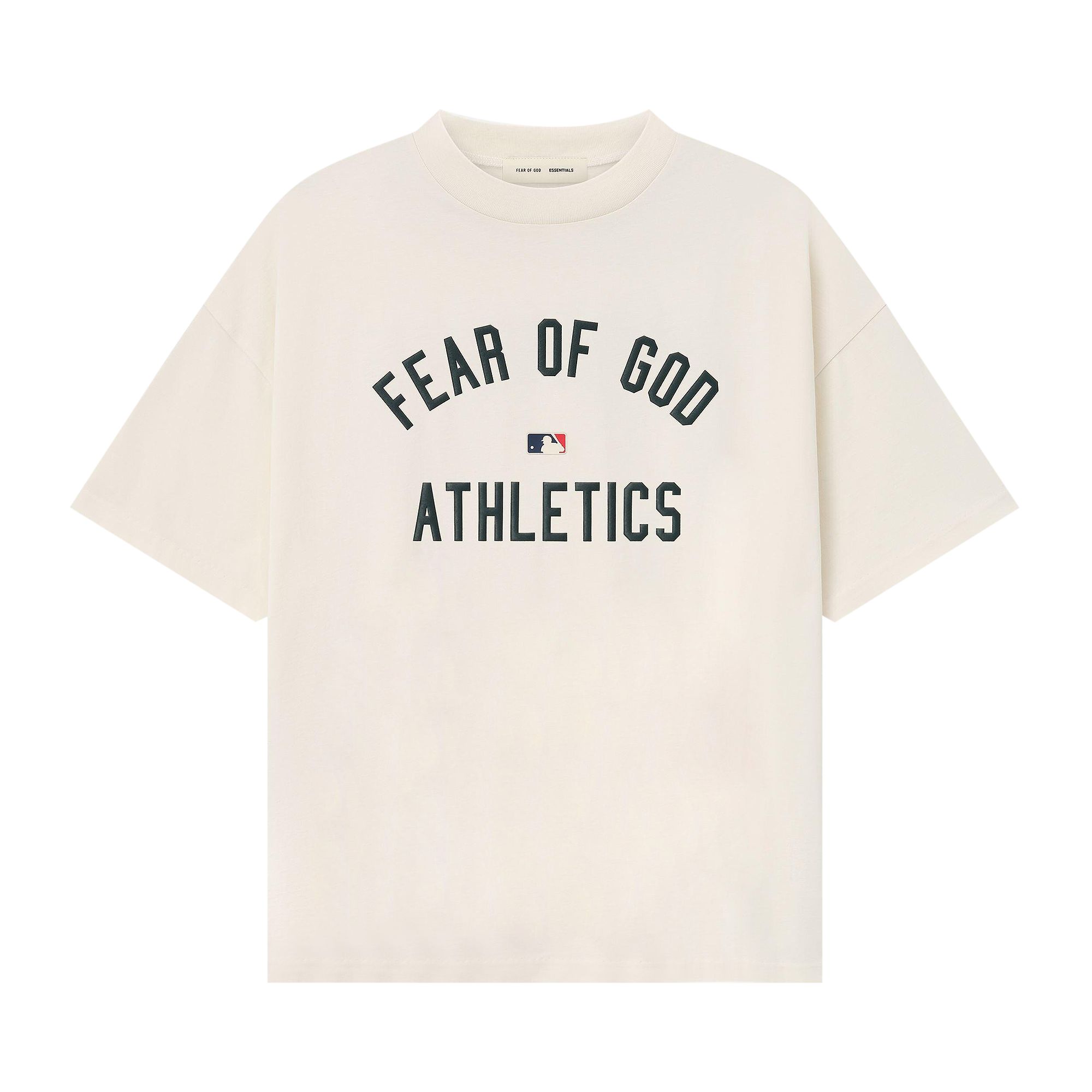 Pre-owned Essentials Fear Of God Athletics 90s Tee 'cream White' | Men's Size Xxl