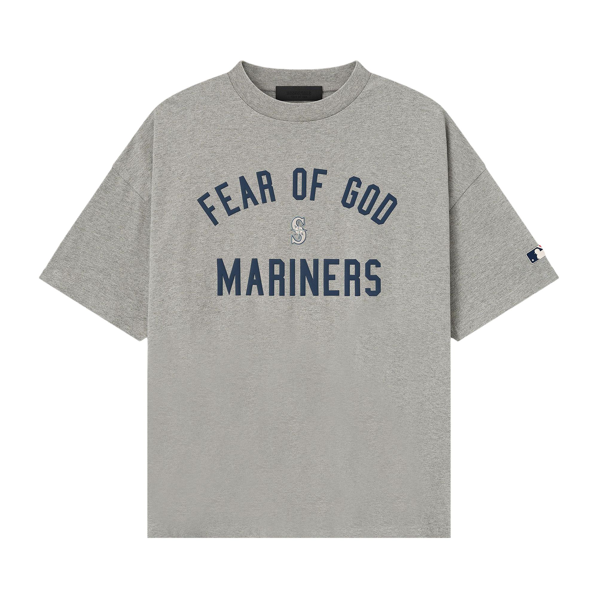 Pre-owned Essentials Fear Of God  Mariners 90s Tee 'concrete Heather' | Grey | Men's Size Xl In Gray