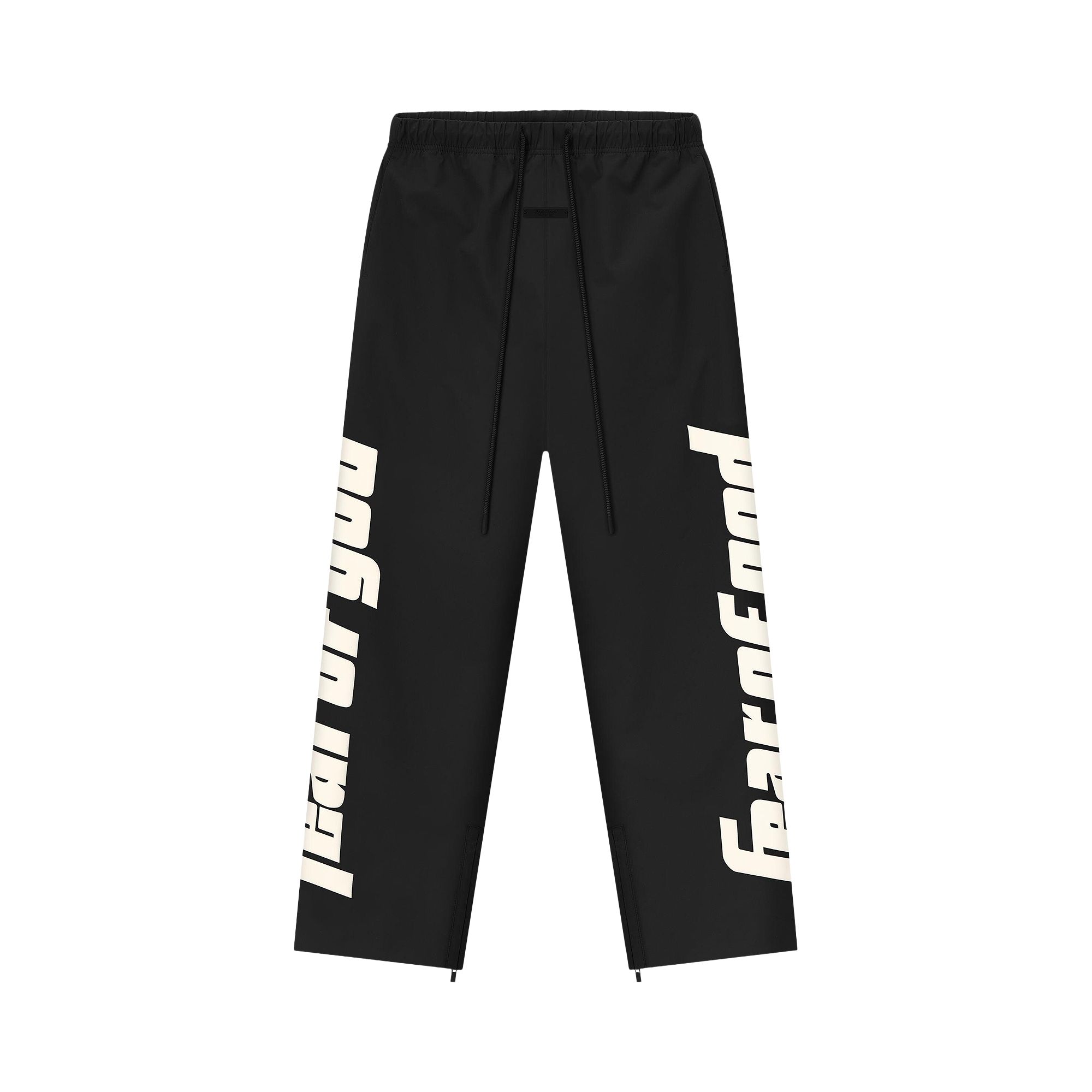 Pre-owned Essentials Fear Of God Mlb Nylon Trackpants 'black' | Men's Size Xxl