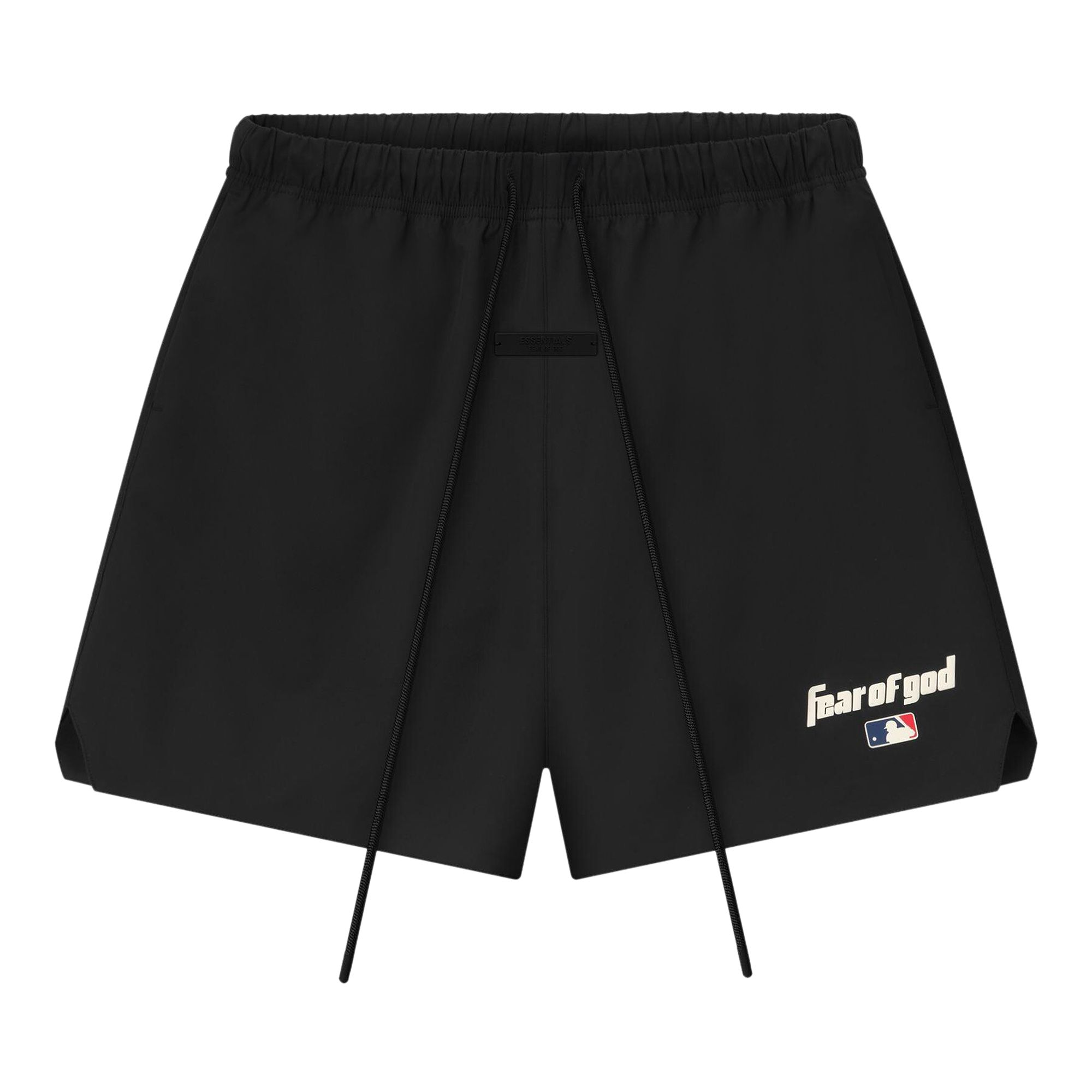 Pre-owned Essentials Fear Of God  Mlb Nylon Vintage Short 'black' | Men's Size M