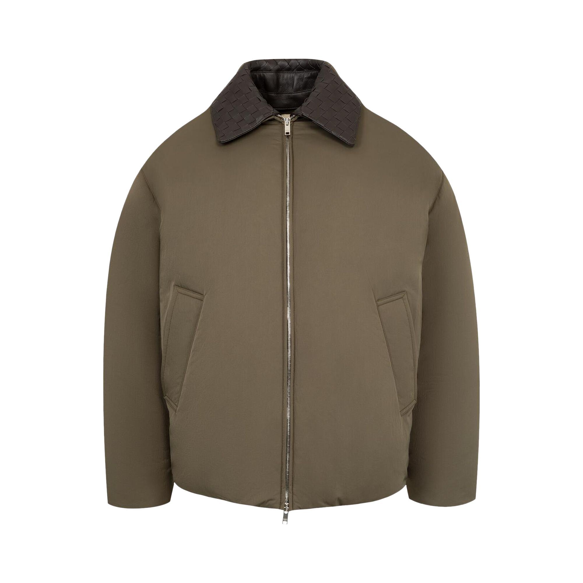 Pre-owned Bottega Veneta Puffer Jacket 'camo' | Tan | Men's Size 50 In Brown