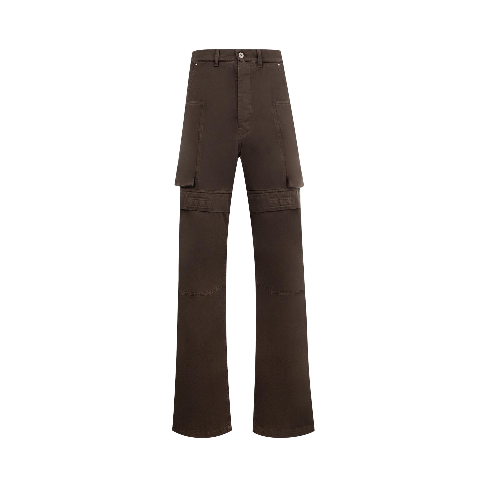 Pre-owned Rick Owens Drkshdw Stefan Cargo Pant 'dark Dust' | Brown | Men's Size 32