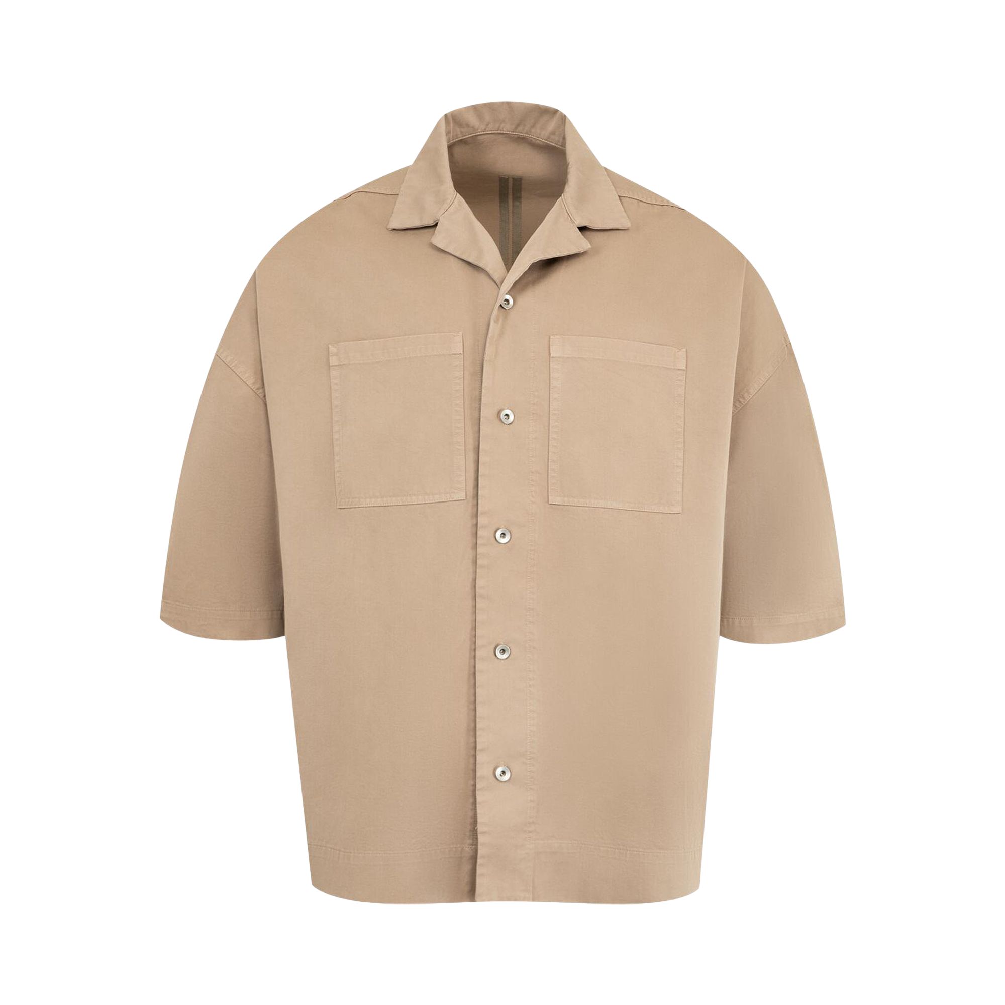 Pre-owned Rick Owens Drkshdw Magnum Tommy Shirt 'dirty Pearl' | Cream | Men's Size L In White