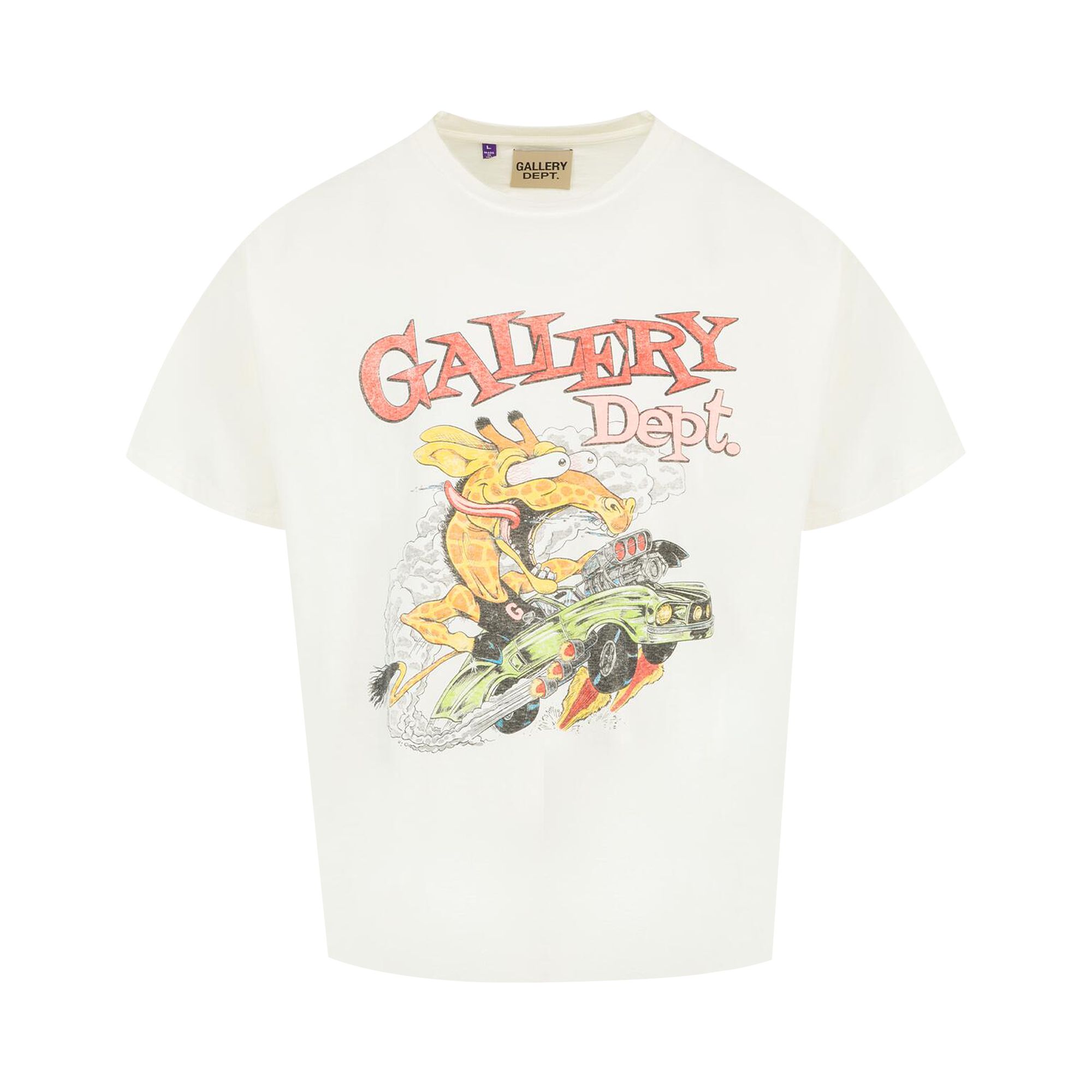 Pre-owned Gallery Dept. Rally Tee 'light Archival White' | Men's Size L
