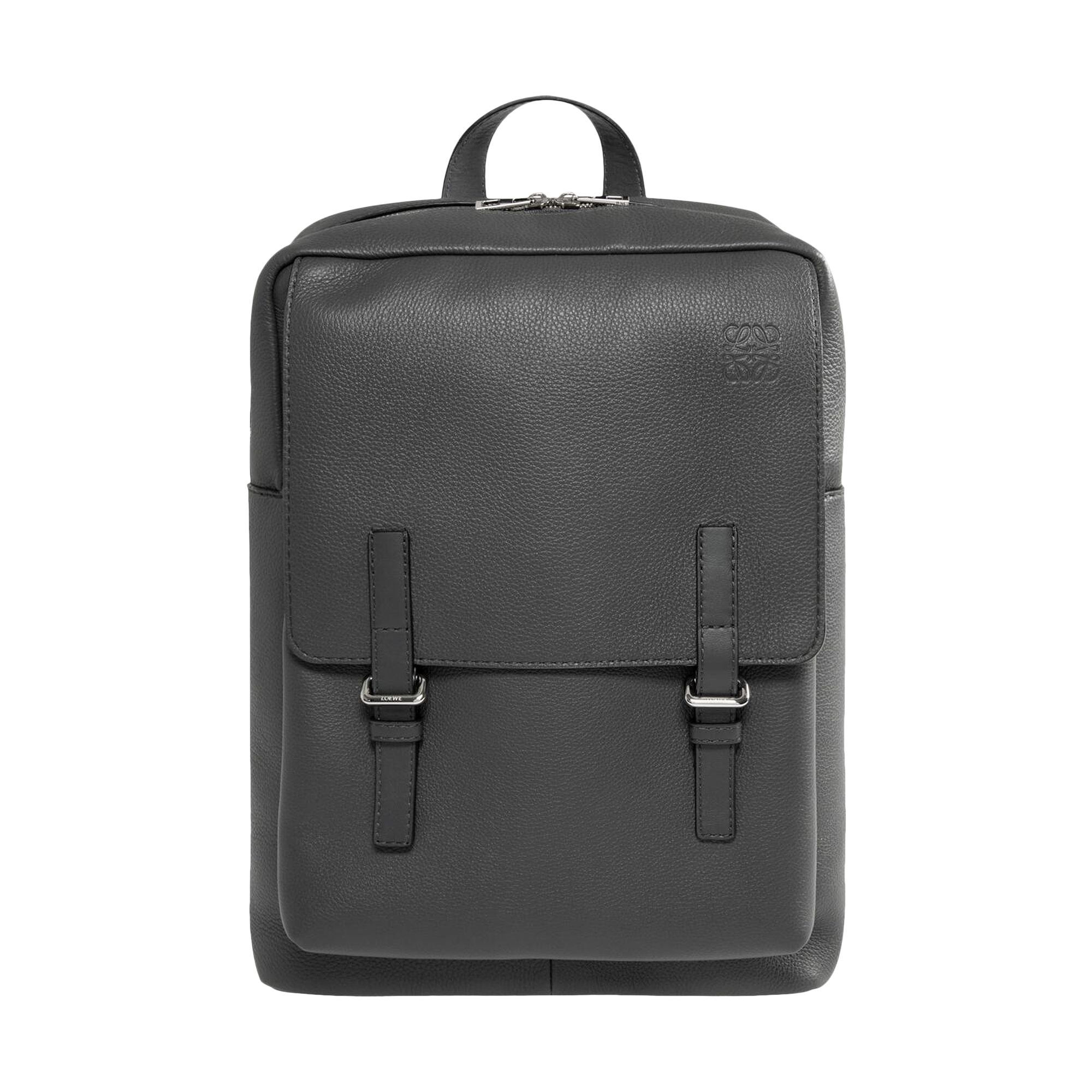 Pre-owned Loewe Military Backpack 'anthracite' | Grey | Men's Size Onesize In Gray